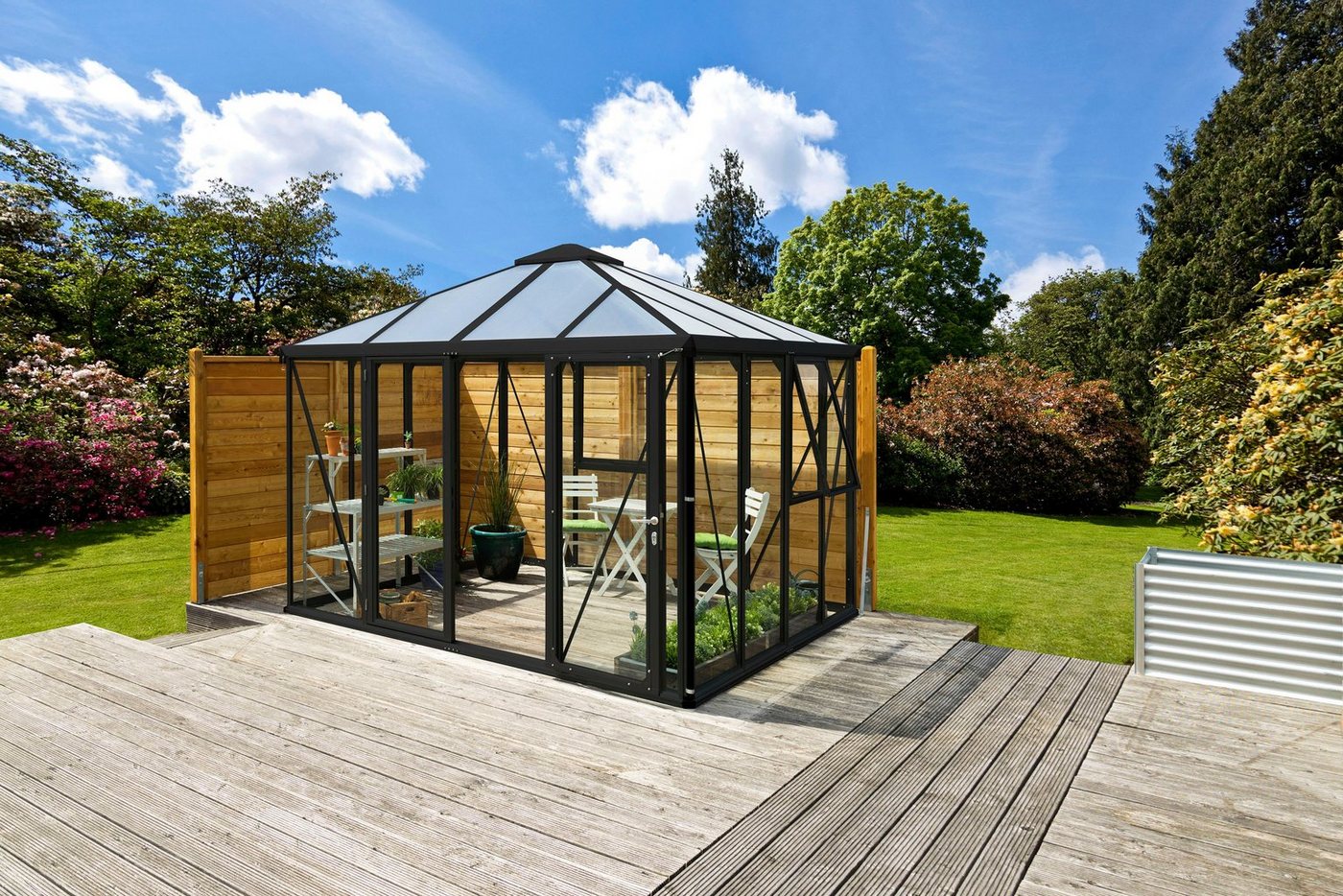 Vitavia Gewächshaus Minos ESG/HKP, schw... Vitavia Gewächshaus Minos ESG/HKP, schw...