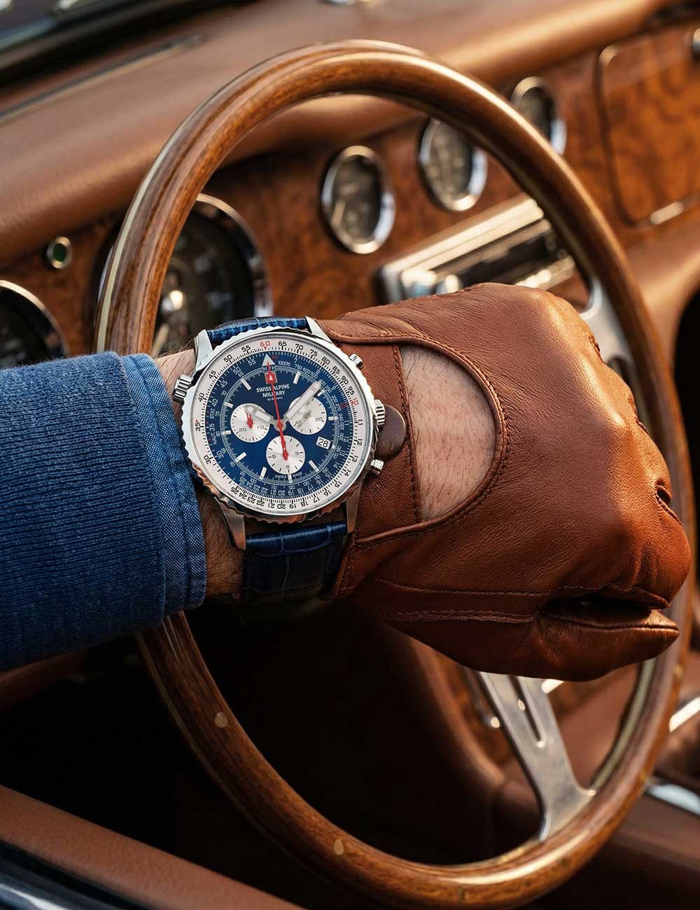 Swiss Alpine Military Quarzuhr Swiss Alpine Military 7078.9535 Chronograph günstig online kaufen