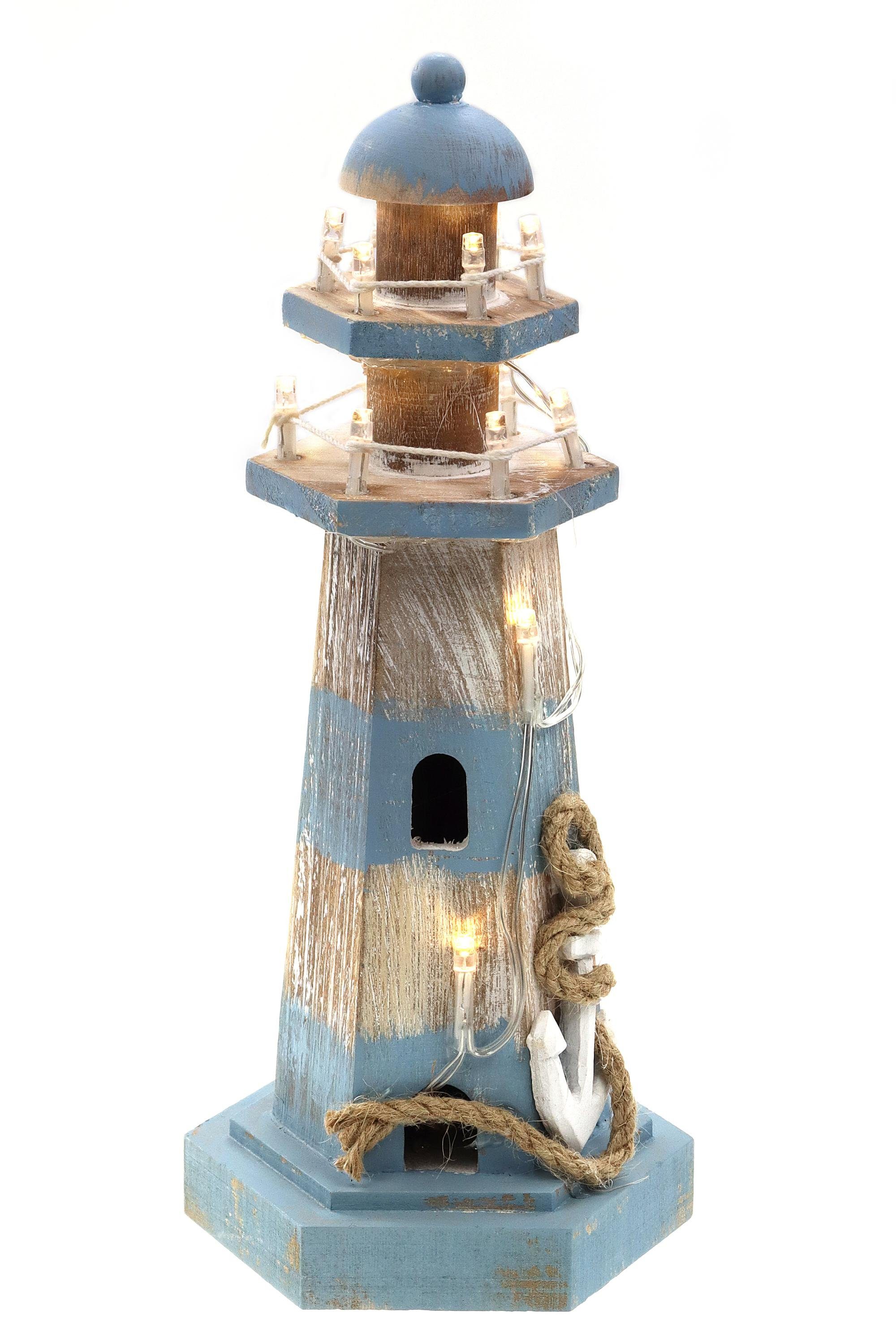 ELLUG Dekoobjekt Leuchtturm aus Holz in günstig online kaufen