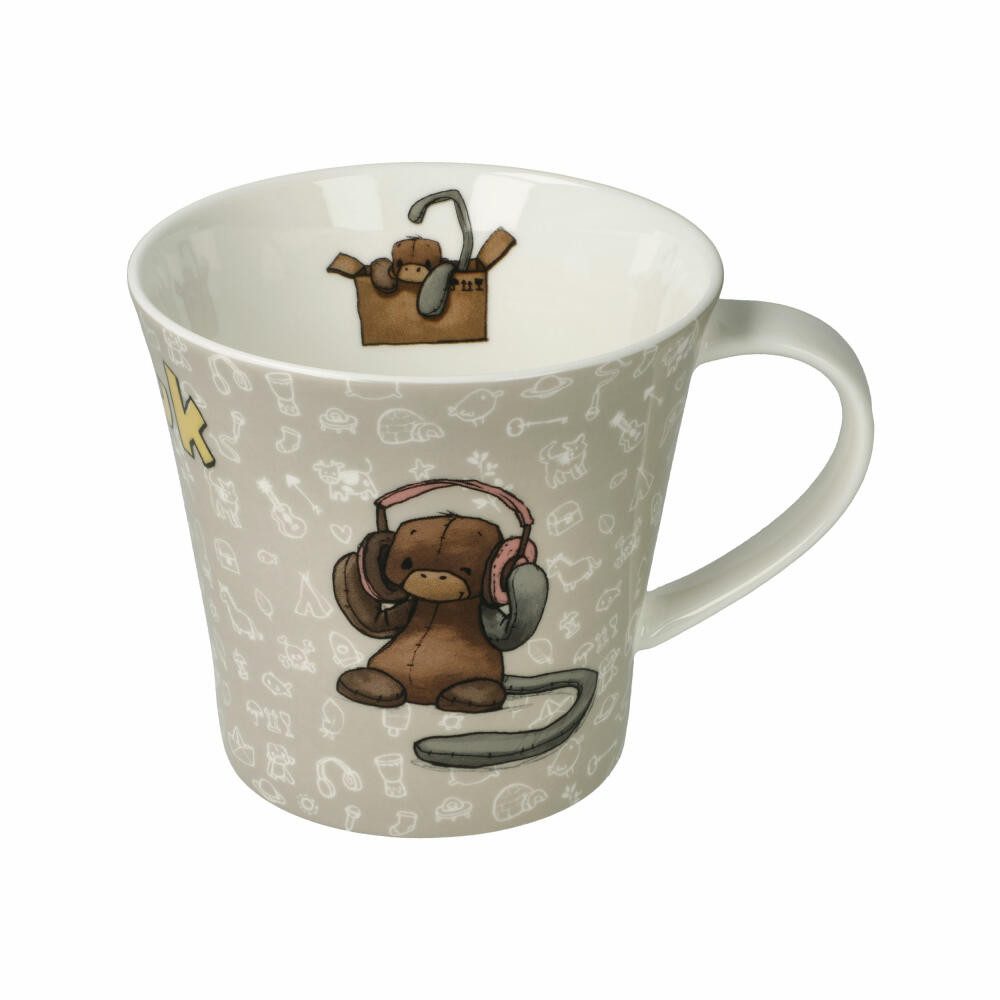 Goebel Becher Anouk - Alle lieben Affi, Fine Bone China