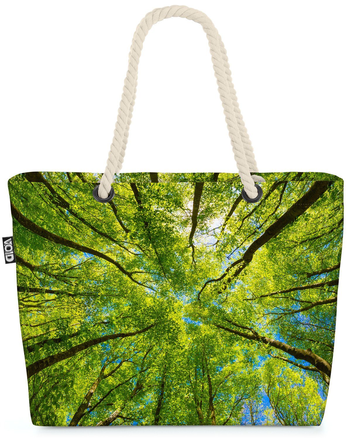 VOID Strandtasche (1-tlg), Bäume Wald Natur Wälder holz natur gesund grün organisch frisch medit