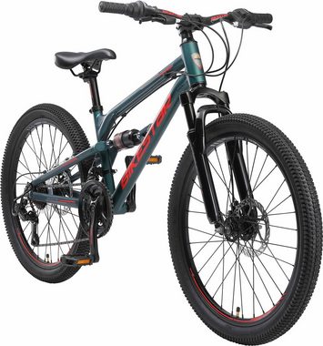 Bikestar Kinderfahrrad, 21 Gang Shimano RD-TY21 Schaltwerk, Kettenschaltung