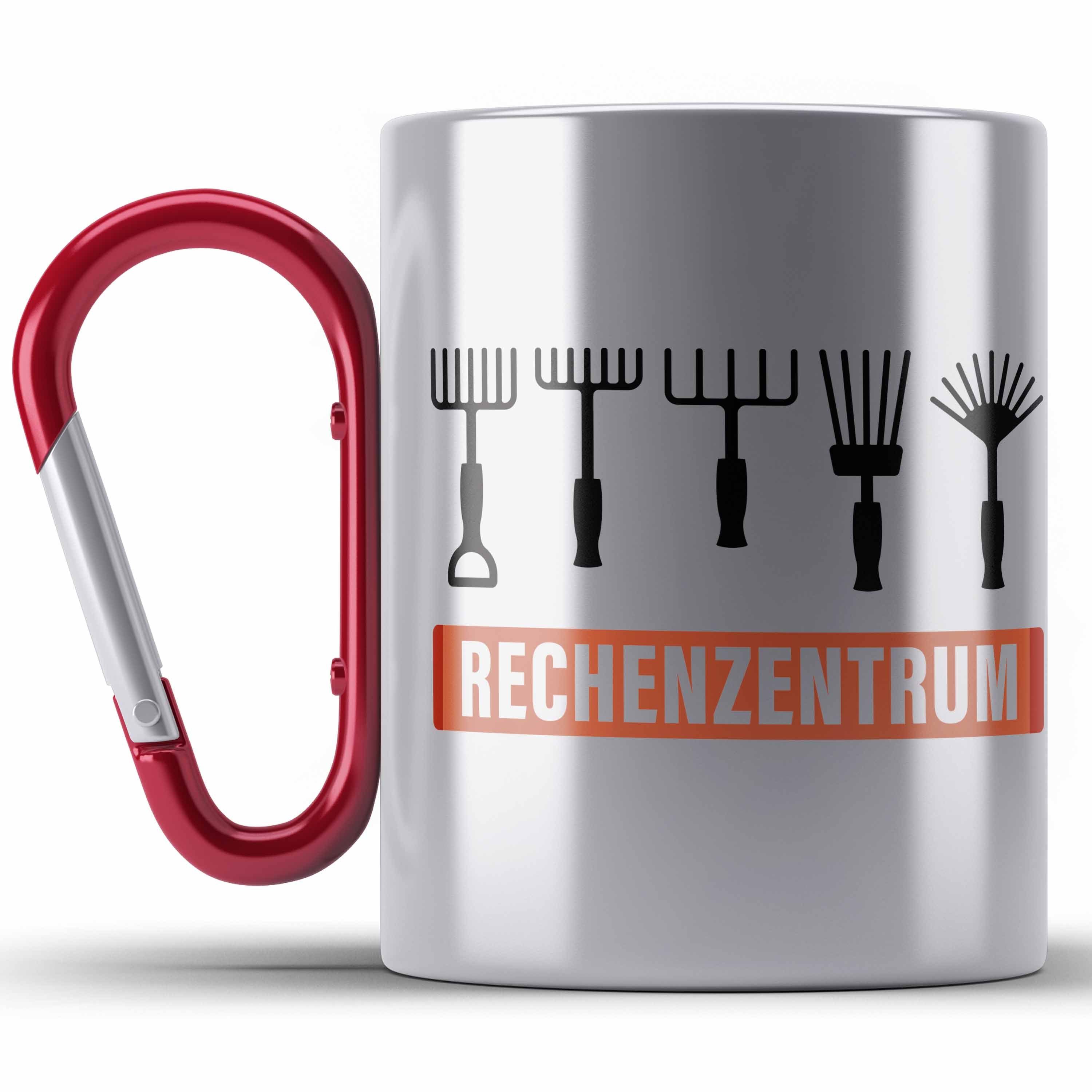 Trendation Thermotasse Rechenzentrum Gärtner Edelstahl Tasse mit Spruch Garten Hobbygärtner G