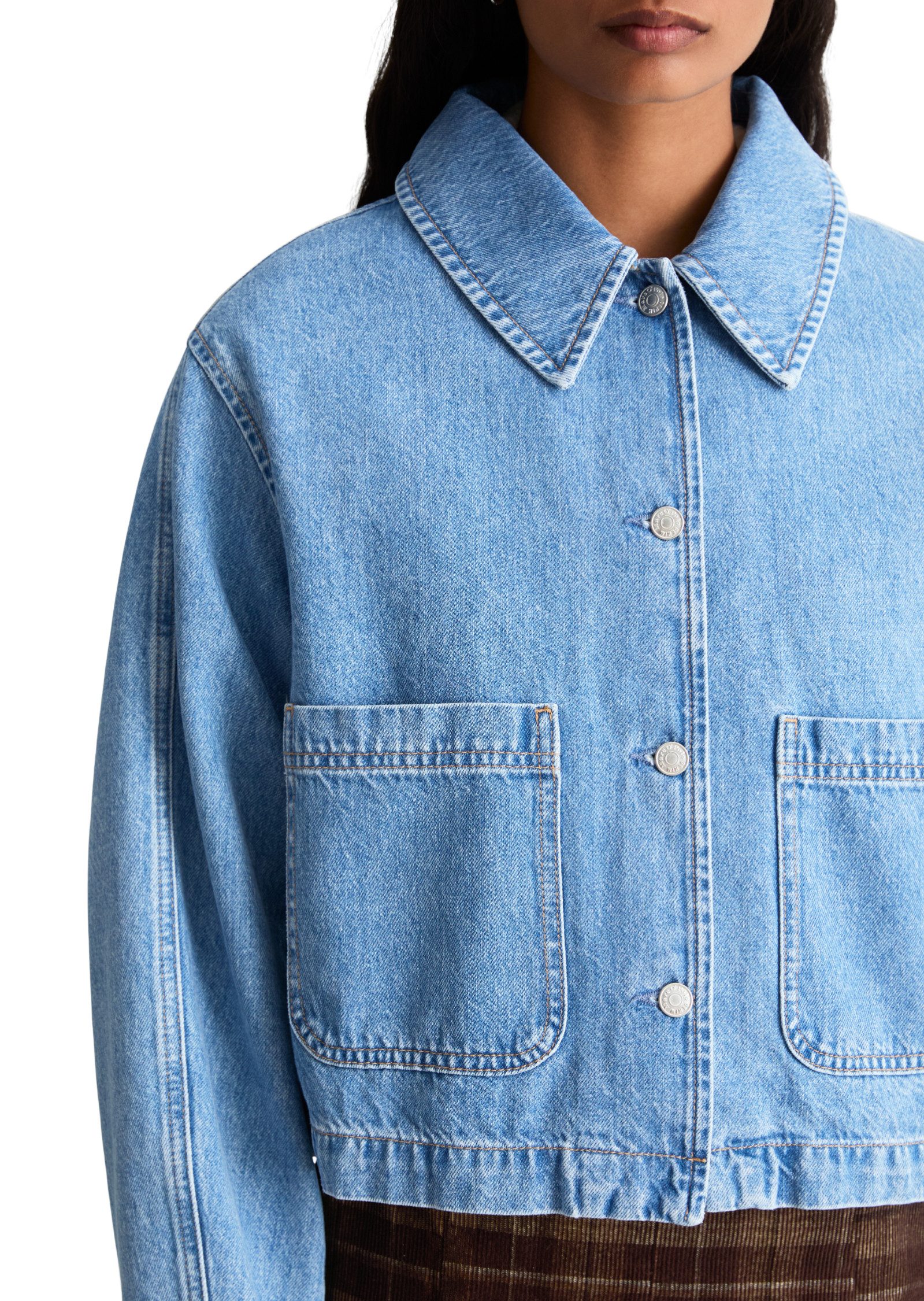Marc O'Polo DENIM Jeansjacke aus reiner Bio-Baumwolle – Bild 4 von 5