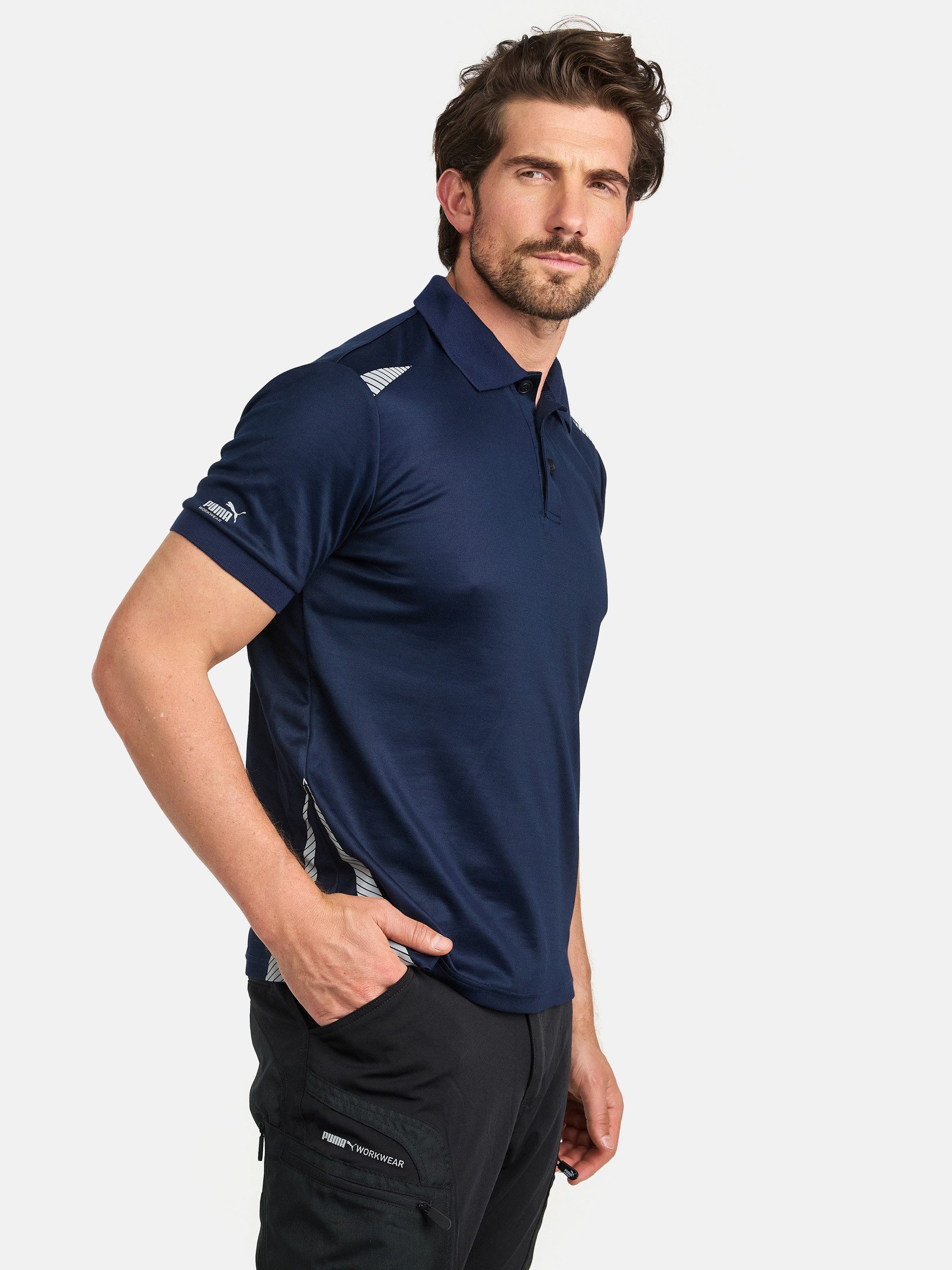 PUMA Workwear Poloshirt ESSENTIALS aus robustem Gewebe und Reflektoren für günstig online kaufen