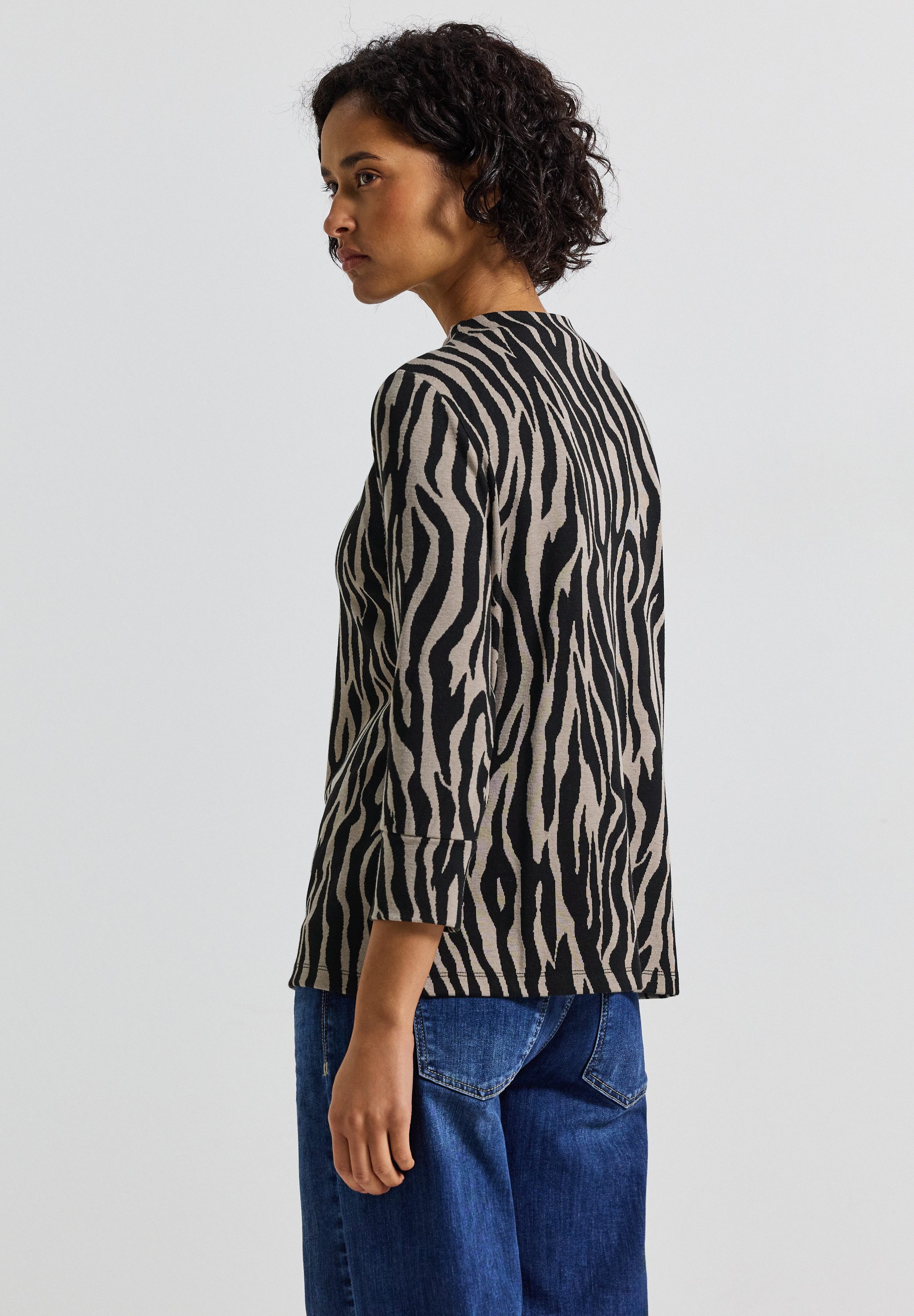 STREET ONE 3/4-Arm-Shirt mit 3/4 Ärmeln