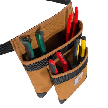 Carhartt Werkzeughalter Gürtel 7 Pocket Tool, Neun Taschen und Schlaufen