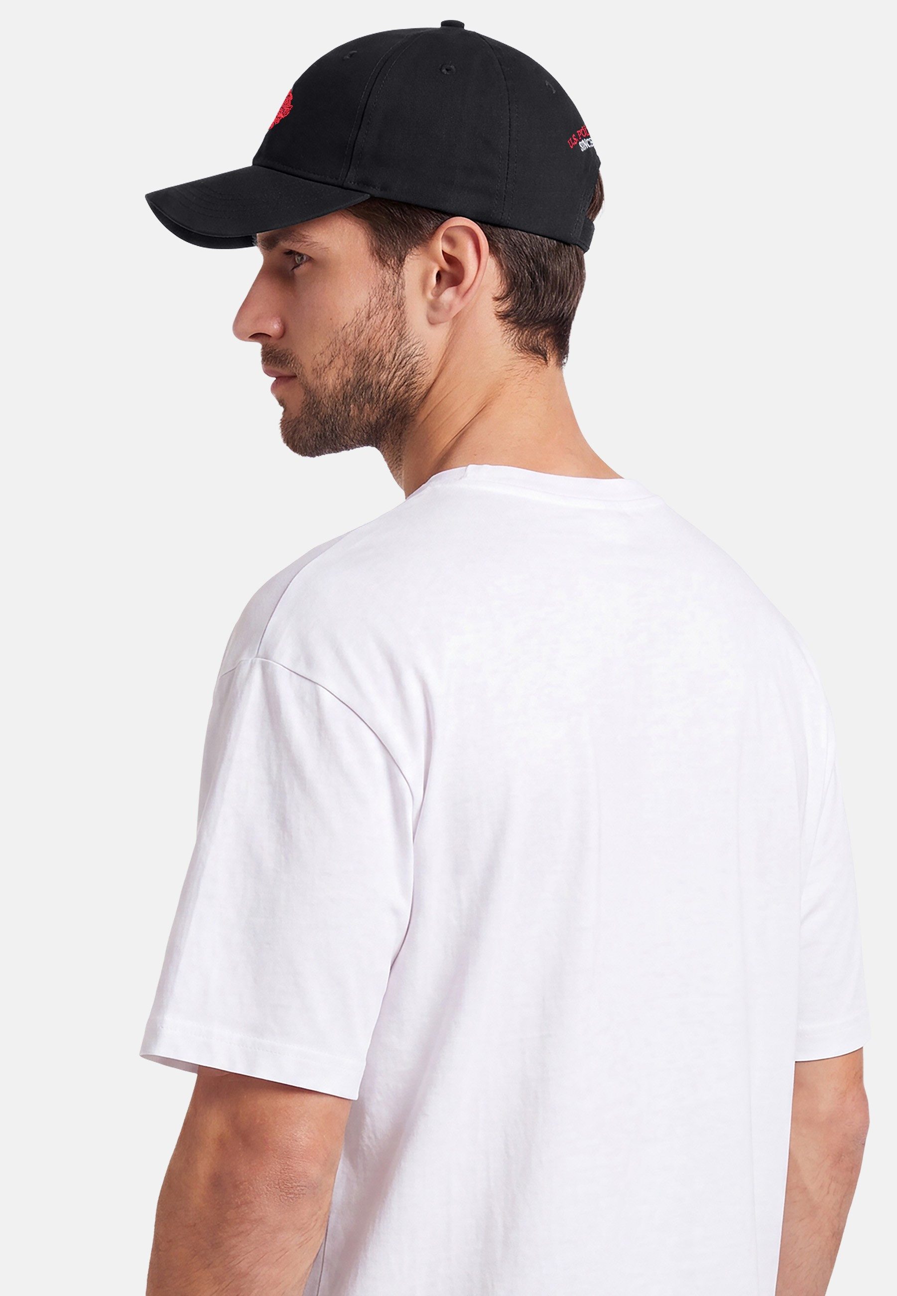 U.S. Polo Assn. Baseball Cap Baseball Cap USHenryy – Unisex Cap mit weicher Frontpartie 100 % Baumwolle mit kontrastfarbener Logo-Stickerei