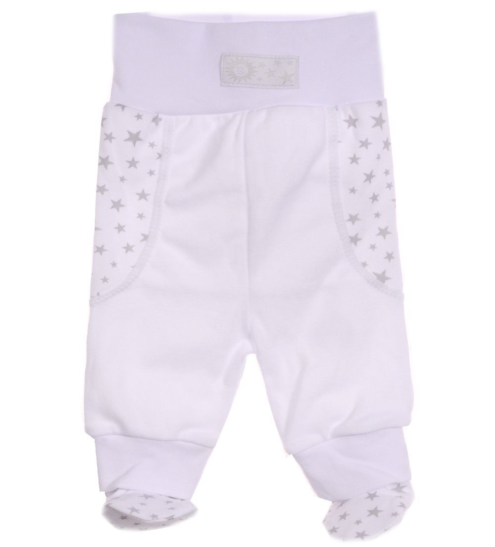 La Bortini Schlupfhose Hose mit Füßchen für Baby und Kinder 44 50 56 62 68 74 80 86 92 98