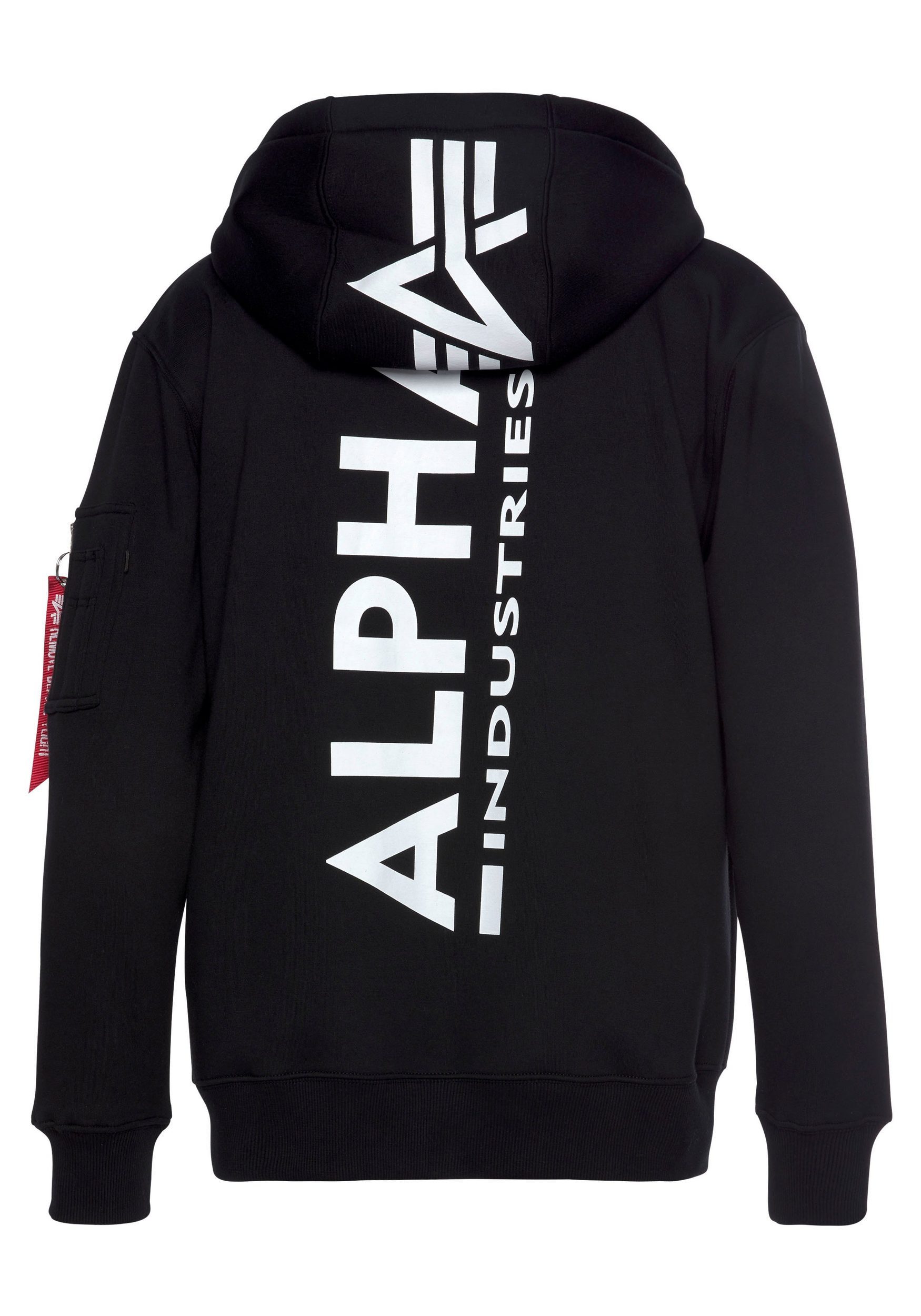 Alpha Industries Kapuzensweatjacke Studio Edition Backprint Hoodie