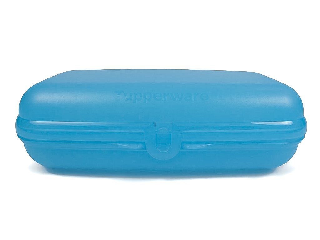TUPPERWARE Lunchbox Maxi-Twin hellblau Behälter Lunchbox + SPÜLTUCH