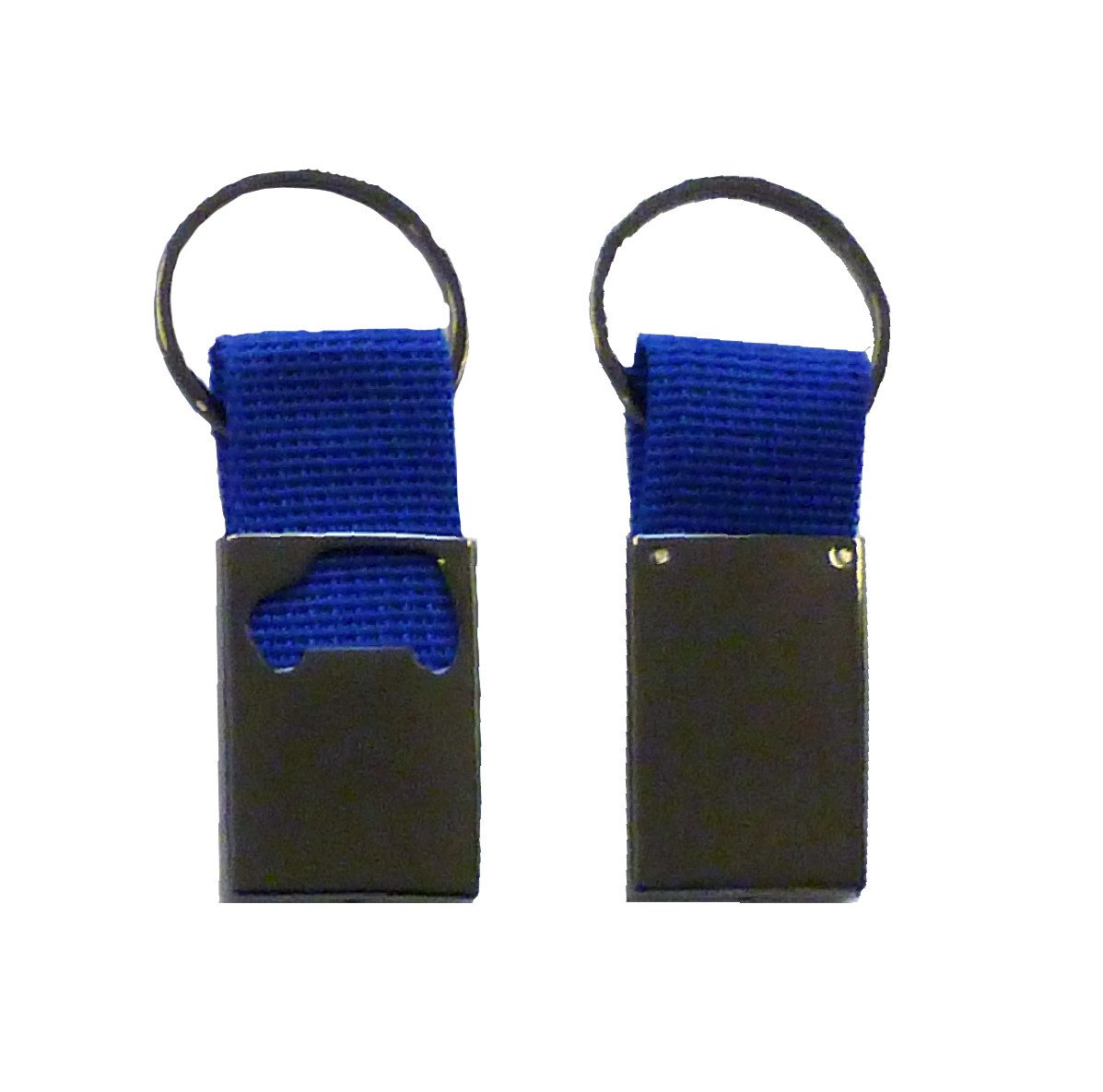Best Offer Schlüsselanhänger Metall-Schlüsselanhänger "Auto" / Farbe: schwarz-blau