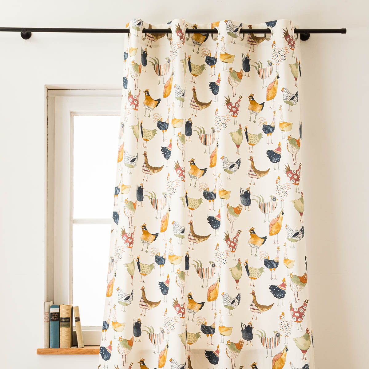 SCHÖNER LEBEN. Vorhang, Ösen, blickdicht, handmade