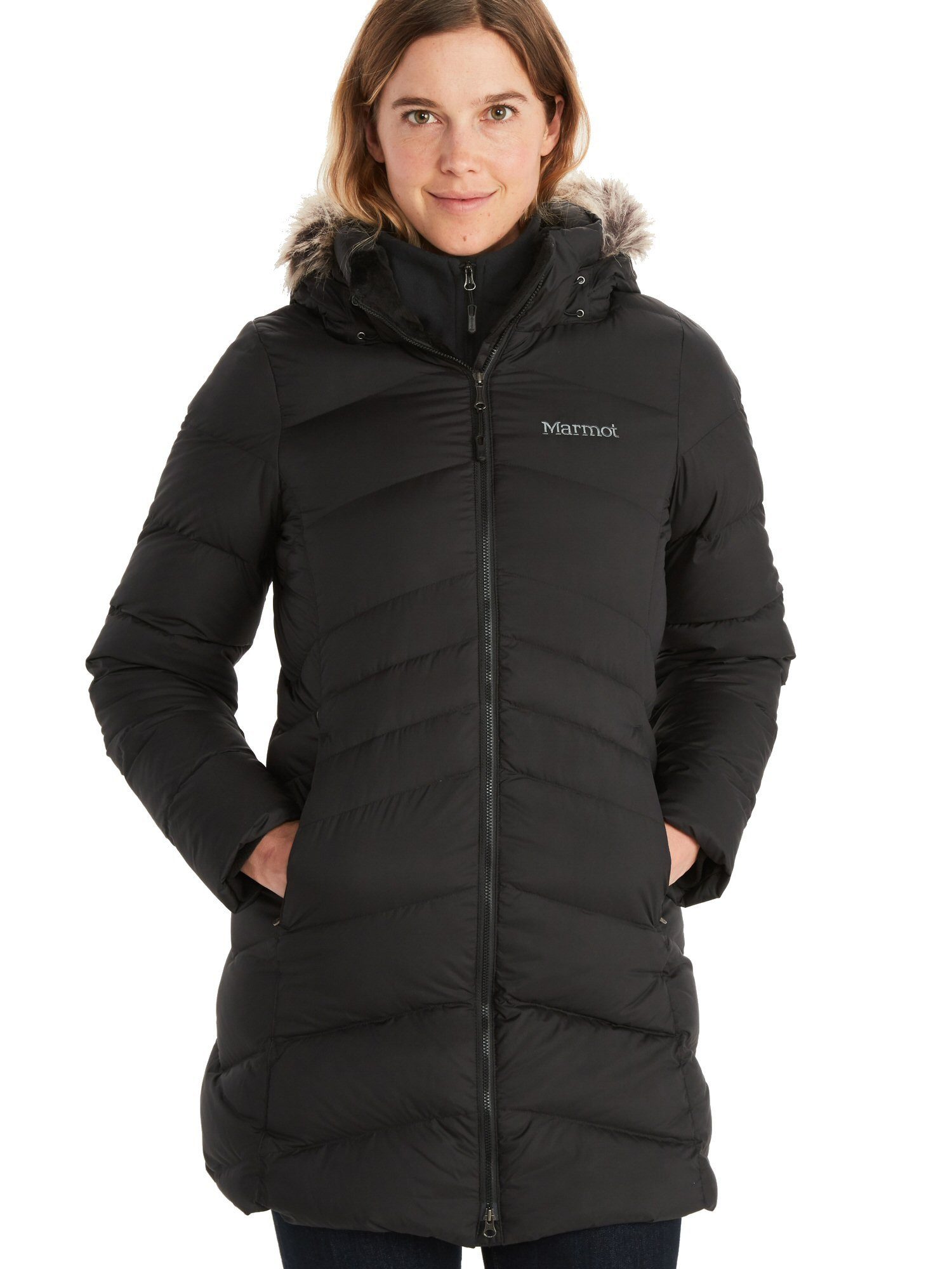 Marmot Wintermantel Montreal Coat (Daunenfüllung, Fleece-Fütter, robust, wasserabweisend)
