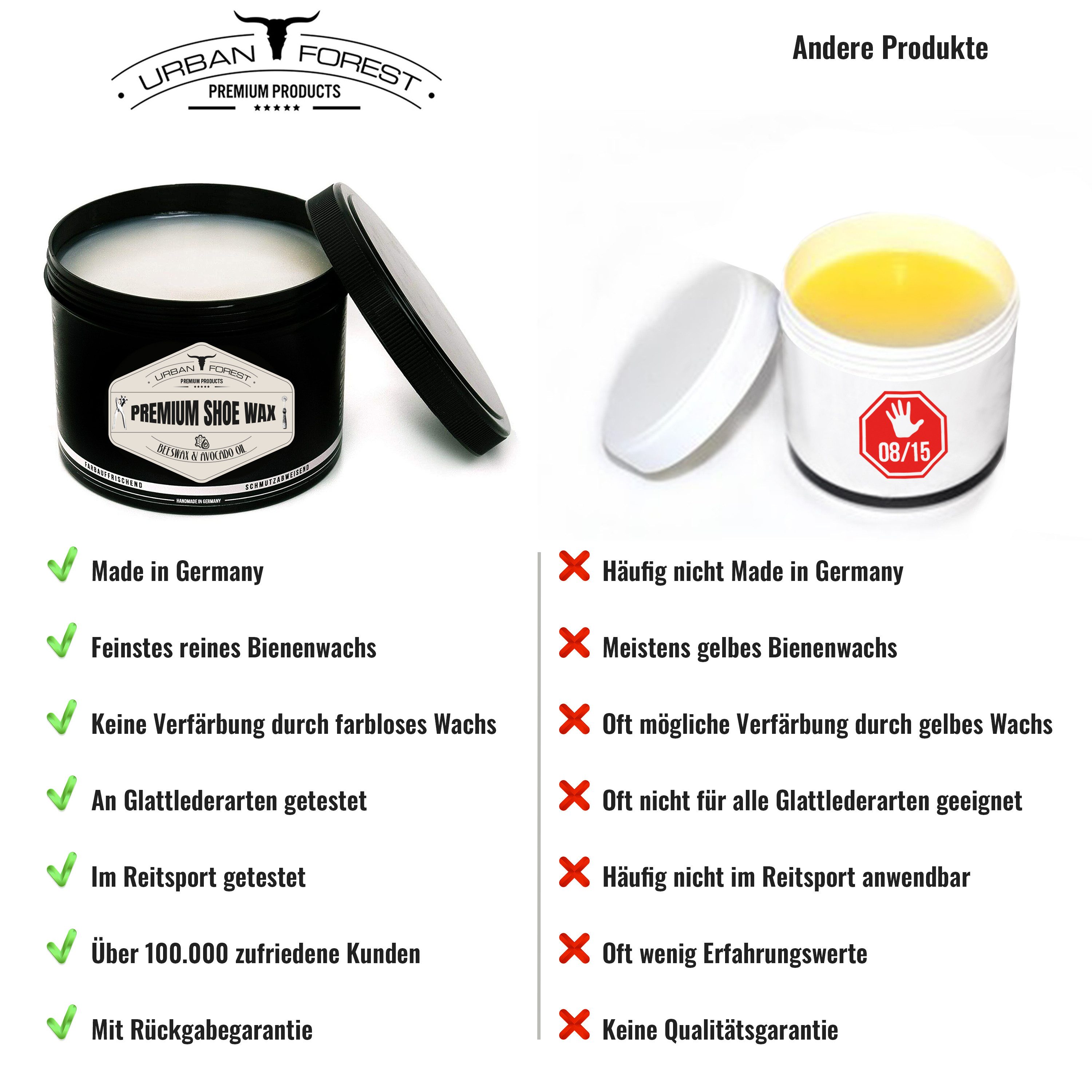 URBAN FOREST Auto Innenraum Reiniger 500ml+Leder Balsam für Auto Lederpflege 250ml Auto-Reinigungsmittel (2-St)