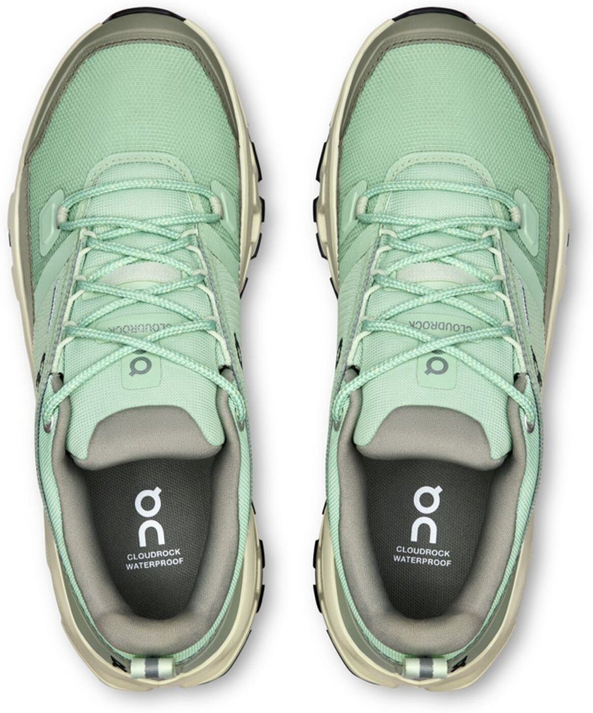 ON RUNNING Cloudrock Low WP MINERAL / ALOE Outdoorschuh