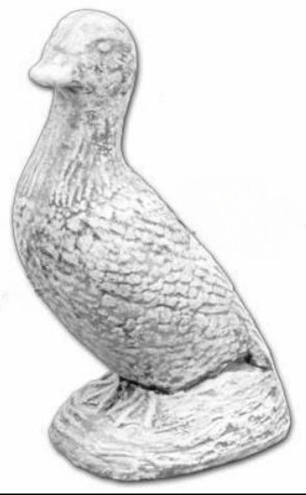 Tierfigur Garten Dekoration Ente Terrasse Stein Figuren Figur Statue Skulptur