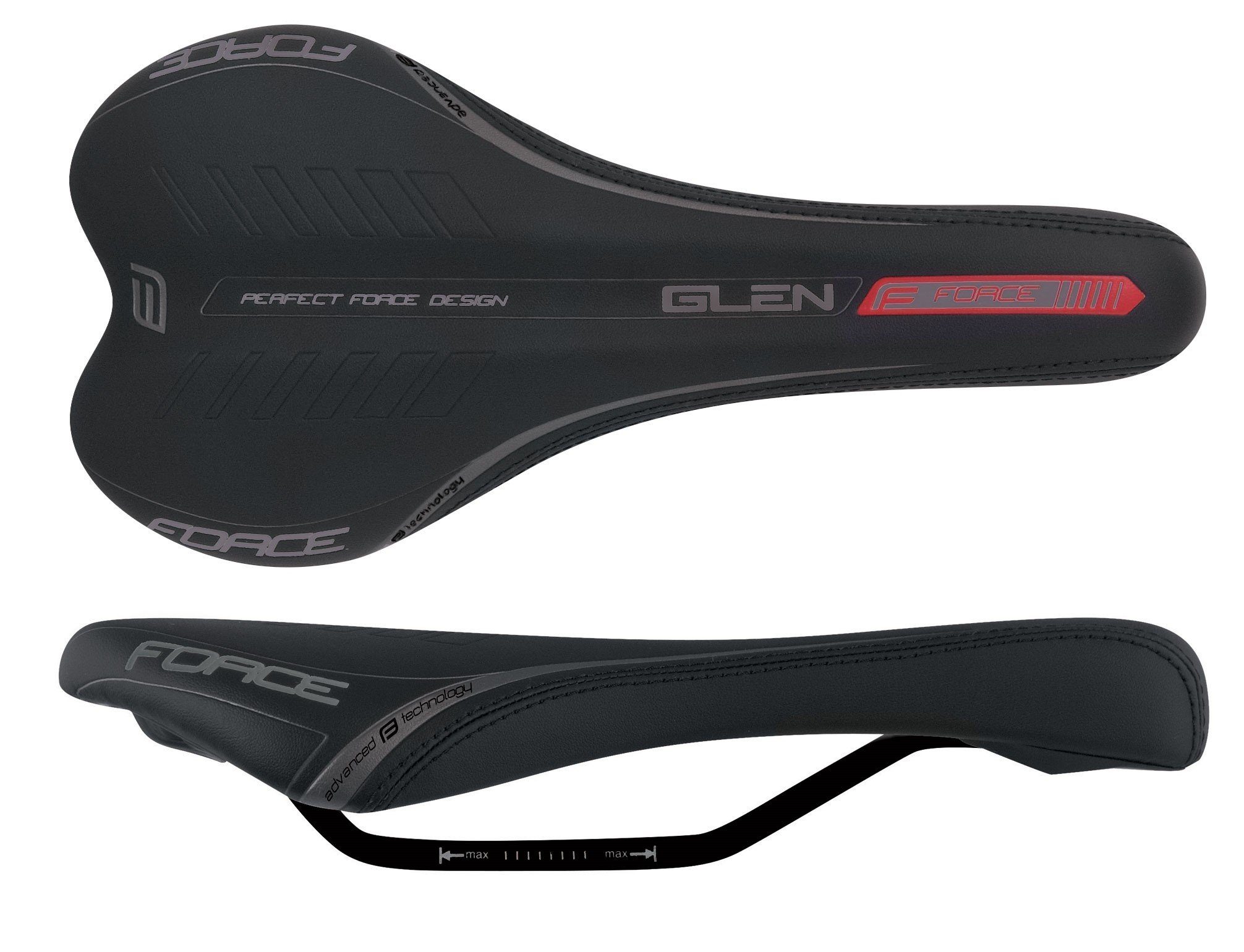 FORCE Fahrradsattel Force Downhill Sattel Glen