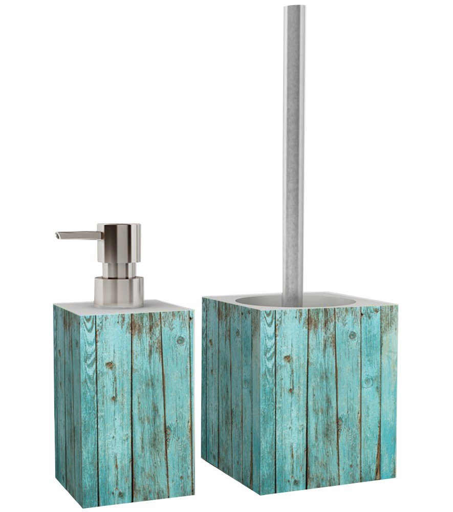 Sanilo Badaccessoire-Set Lumber, WC-Bürste und Seifenspender, günstig online kaufen