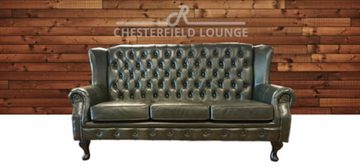 JVmoebel Sofa Chesterfield Sofagarnitur Couch Polster 4tlg Set Echtes Rindsleder, Made in Europe