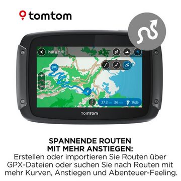 TomTom RIDER 50 WE Navigationsgerät (West- und Osteuropa, Sprachsteuerung)