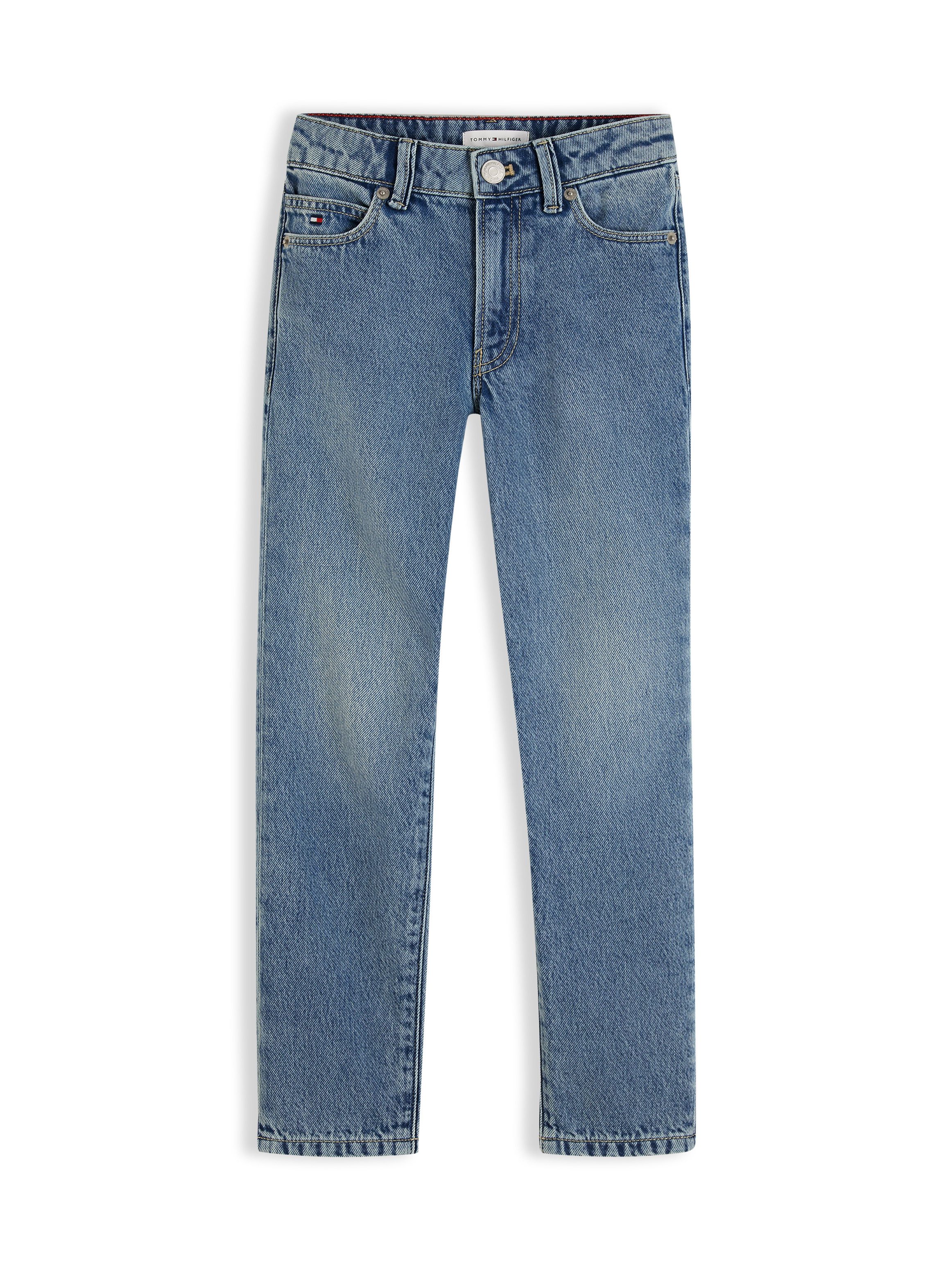 Tommy Hilfiger 5-Pocket-Jeans Straight Fit, Kinder bis 16 Jahre – Bild 5 von 5