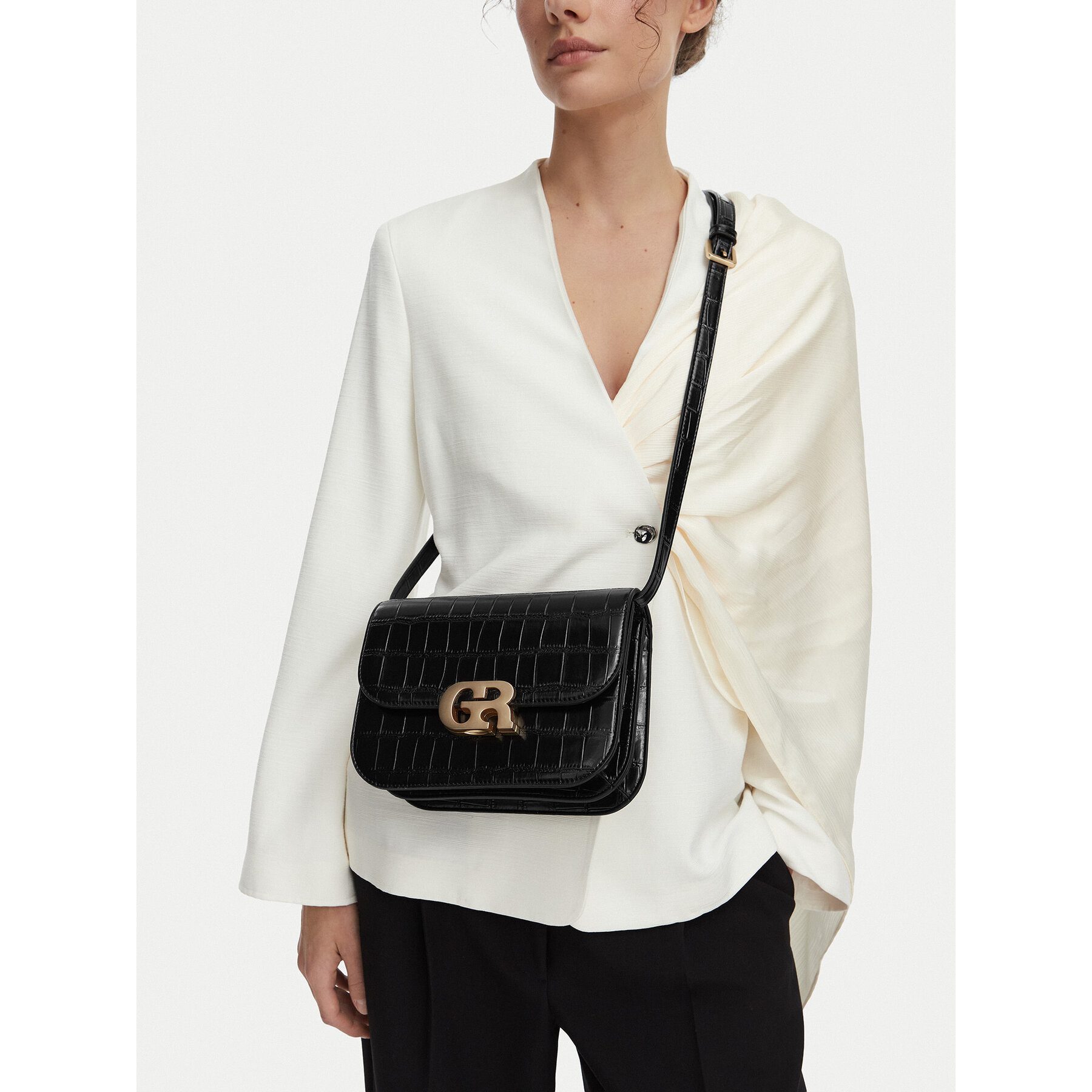 GINO ROSSI Umhängetasche Gino Rossi Damen Tasche 5907964243830 Schwarz