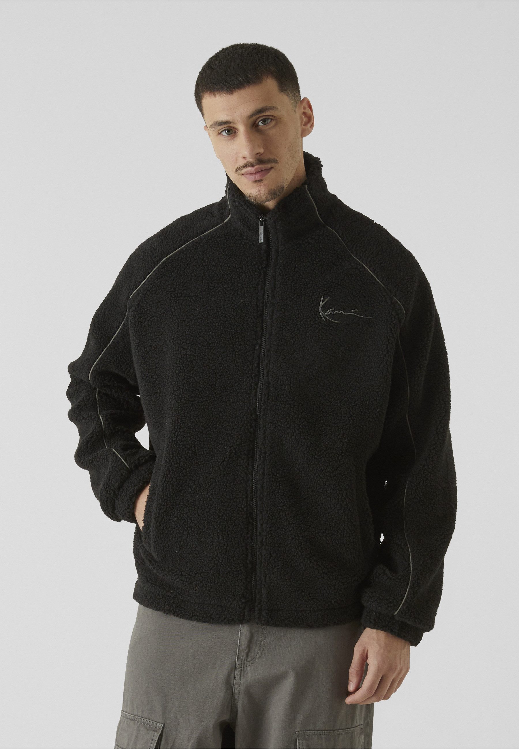 Karl Kani Allwetterjacke Karl Kani Karl Kani Metal Signature Teddy Jacket (1-St)