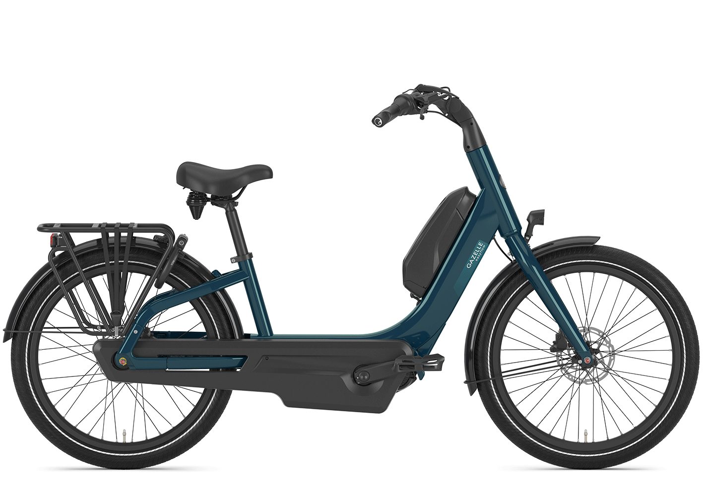 Gazelle E-Bike Gazelle Easyflow C7 FL 504 Wh Damen grün 2025, 7 Gang Shimano Nexus 7, Nabenschaltung, Shimano EP5, 504 Wh