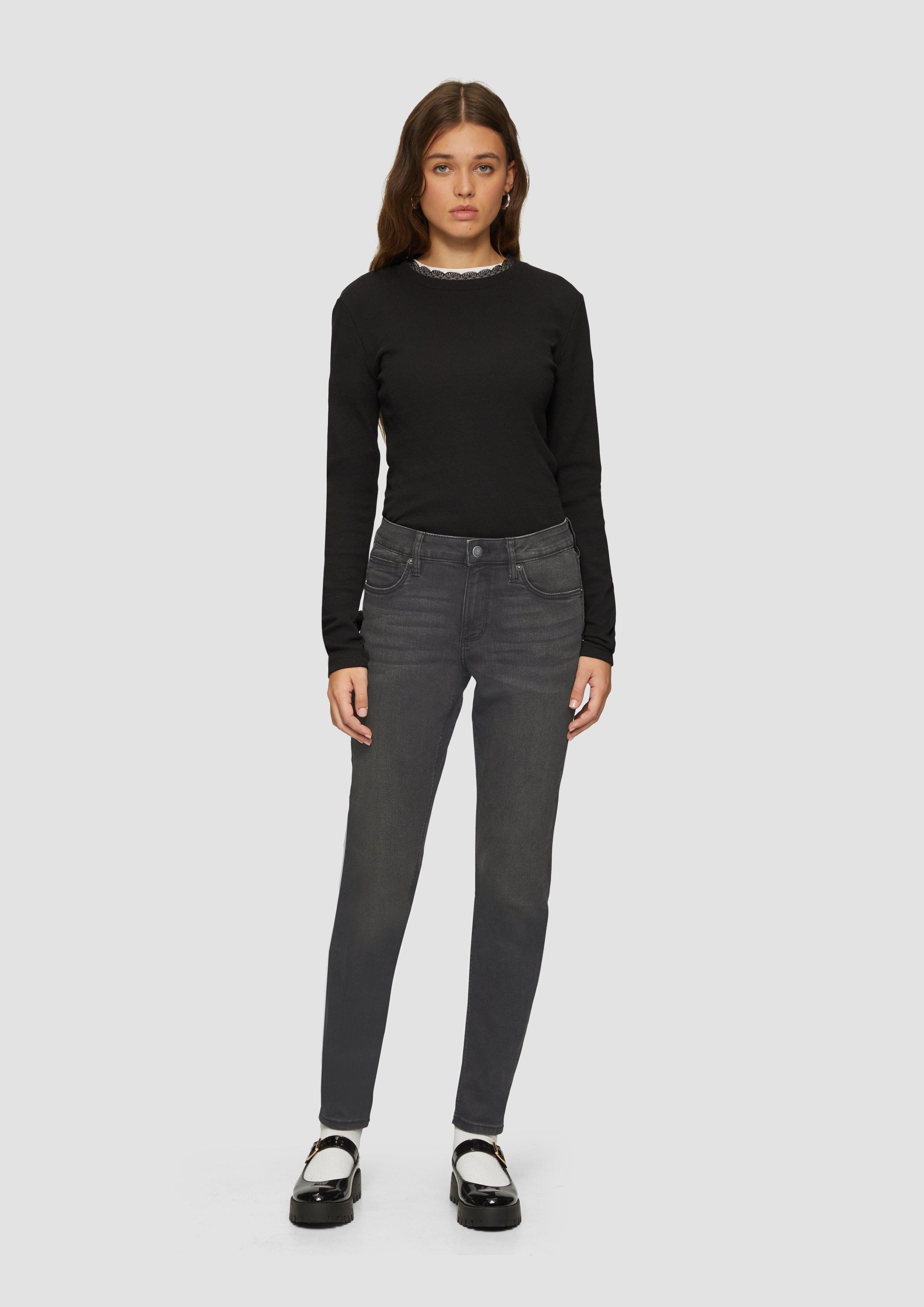 QS Stoffhose Sadie / Skinny Fit / Mid Rise / Skinny Leg