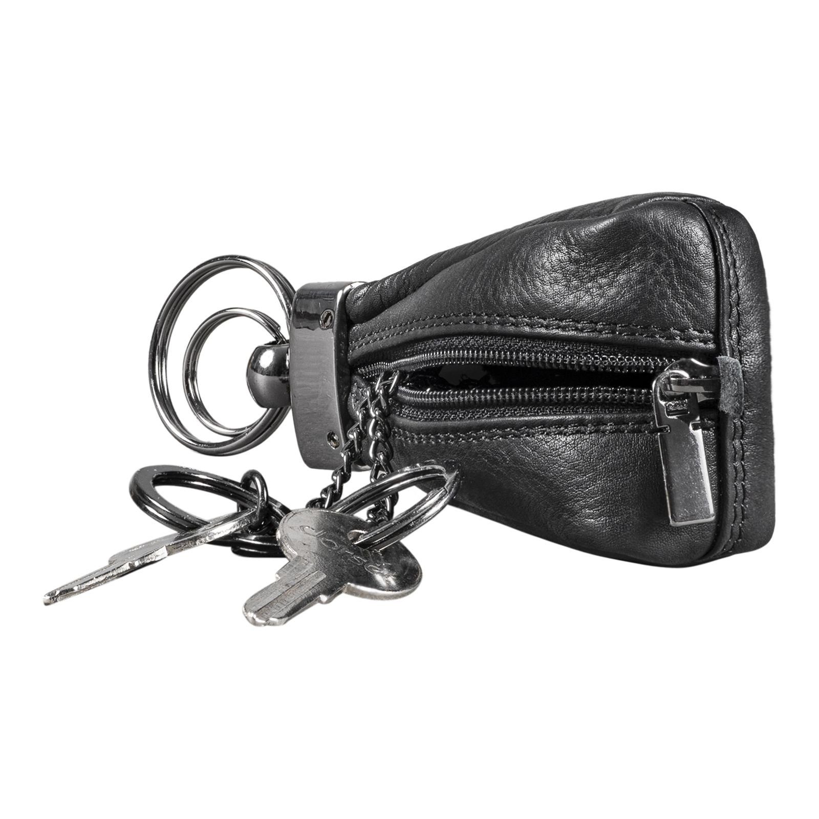 STILORD Schlüsseltasche "Enno" Kleine Schlüsseltasche Leder