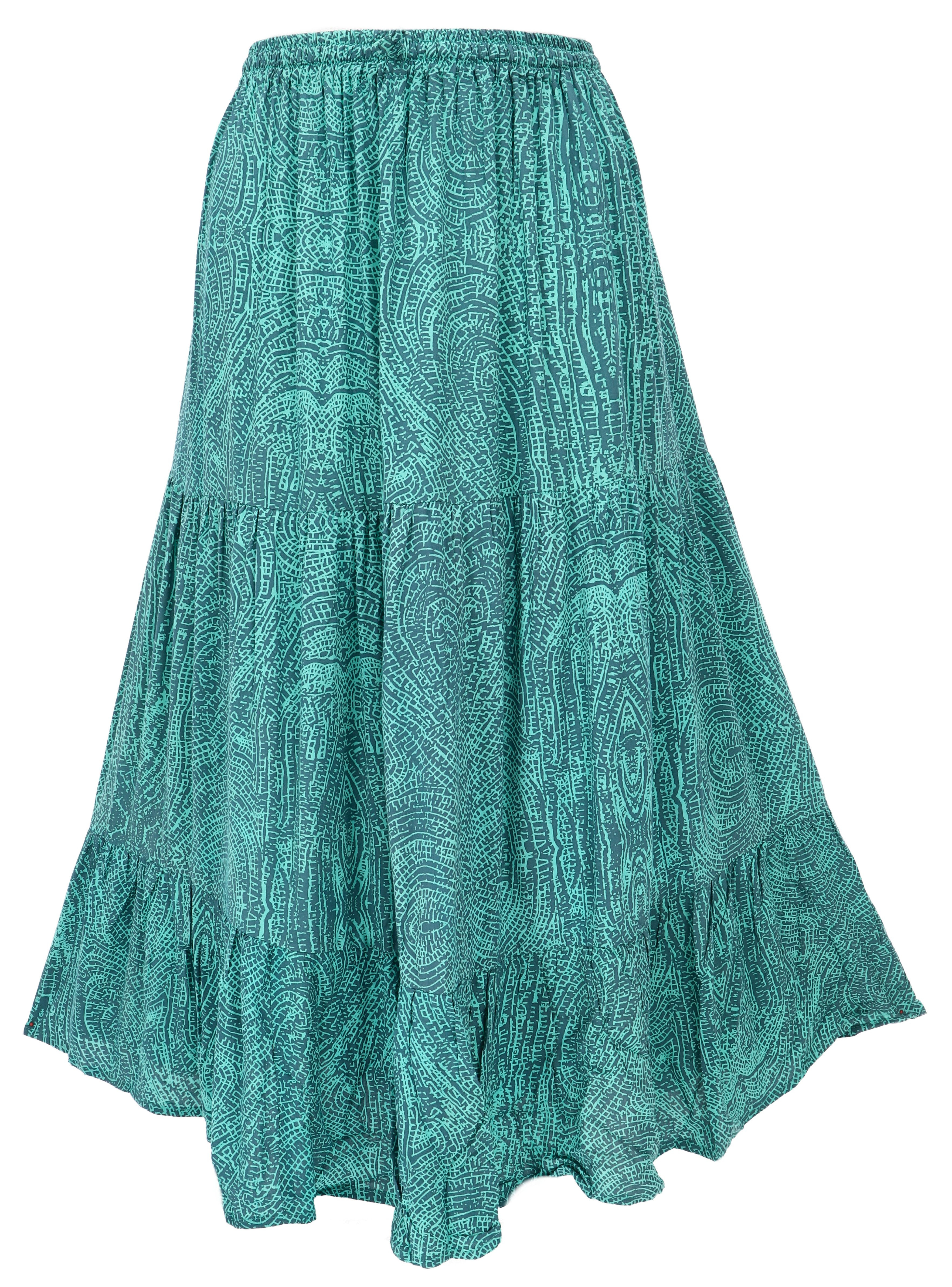 Guru-Shop Minirock Maxirock Batik, langer Sommerrock, günstig online kaufen