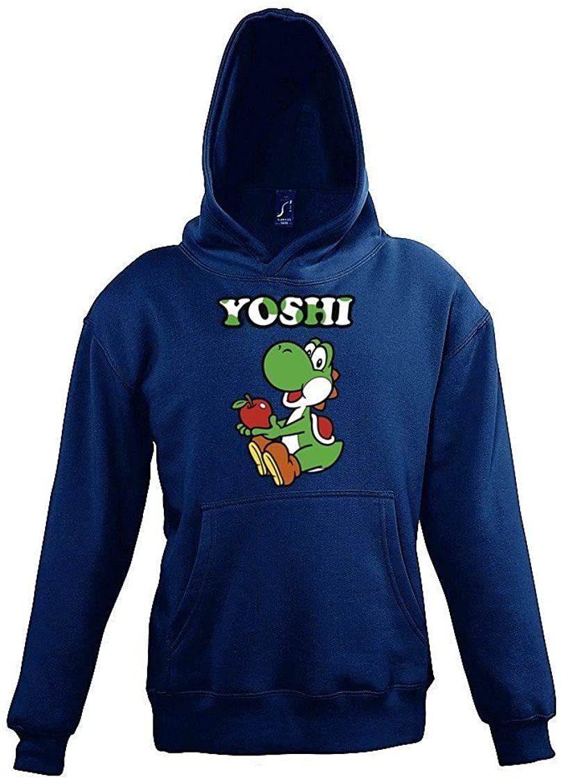 Youth Designz Kapuzenpullover Kinder Kapuzenpullover Hoodie Pullover Yoshi für Jungen & Mädchen mit modischem Print