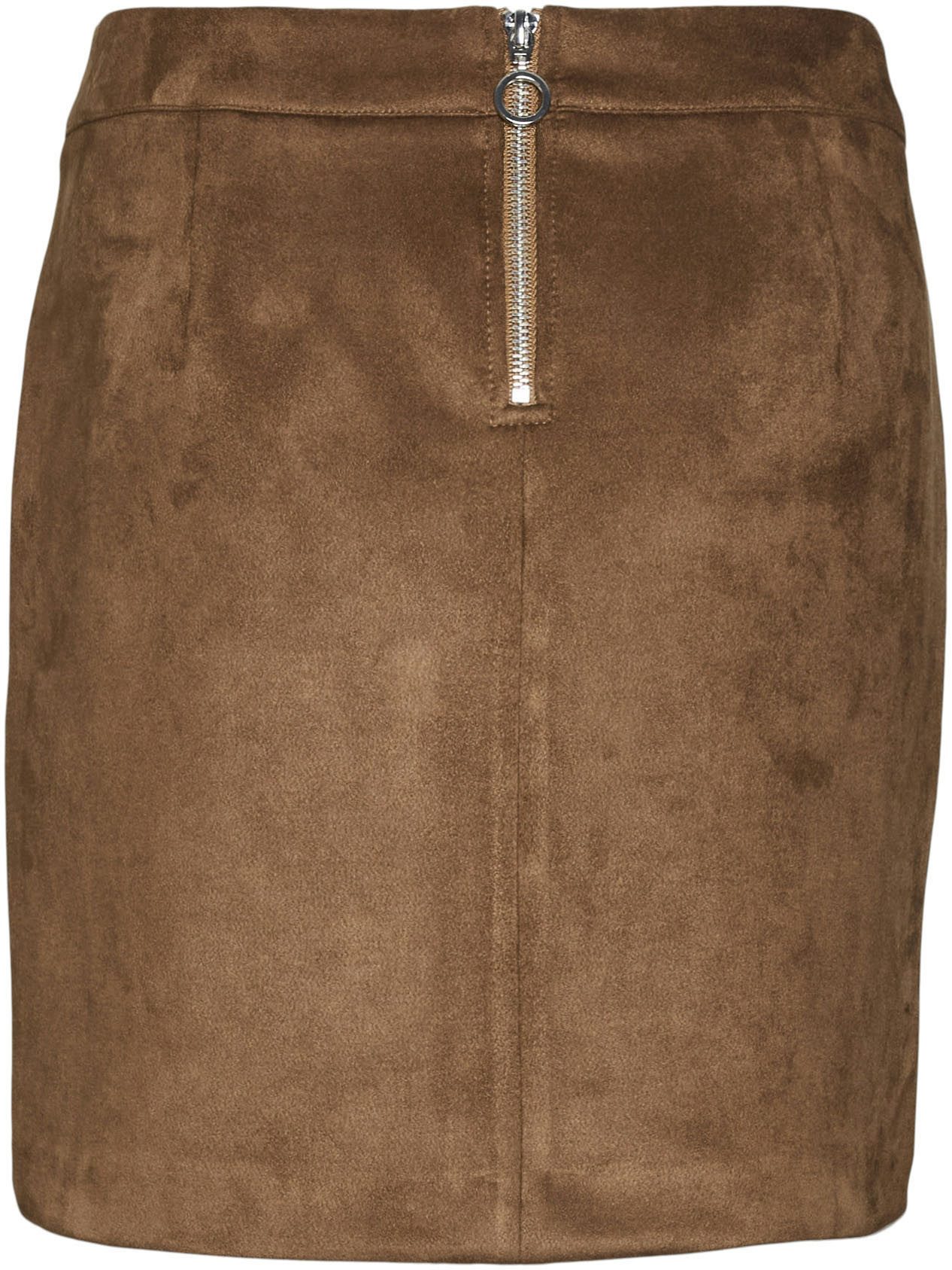 Vero Moda Lederimitatrock VMDONNADINA FAUXSUEDE SHORT SKIRT