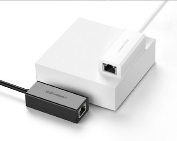 UGREEN externer Netzwerkadapter RJ45 - USB 3.2 Gen 1 Ethernet weiß Netzwerk-Adapter