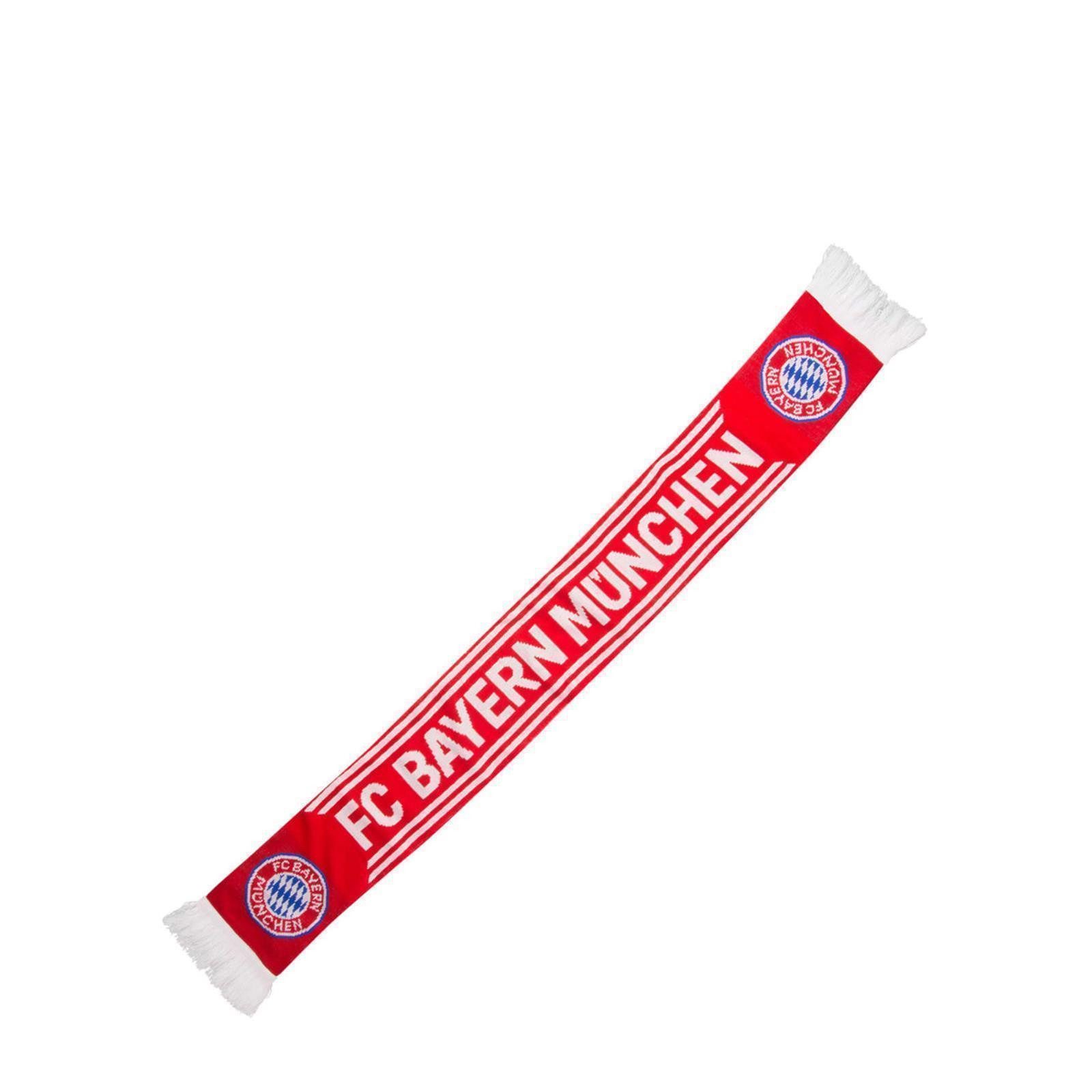 FC Bayern München Modeschal FC Bayern Schal Home Rot/Weiß, (Packung, 1er Set)