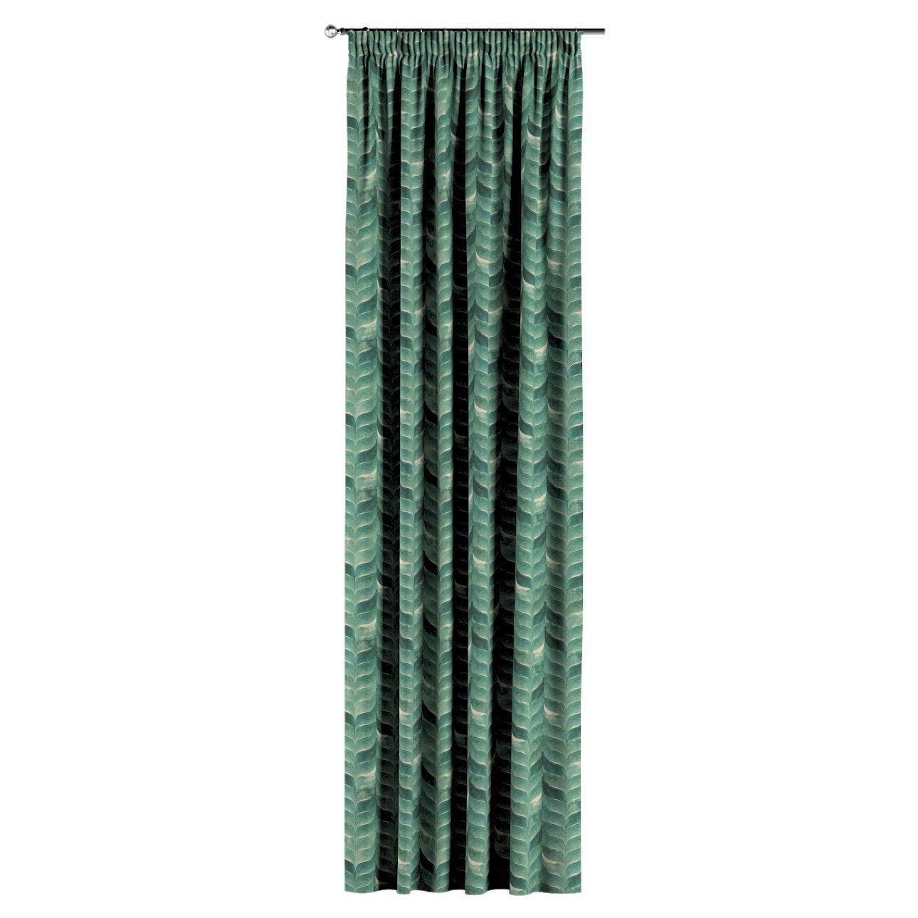 Vorhang Vorhang 130x100 Dekoria mit Abigail, Kräuselband cm, grün