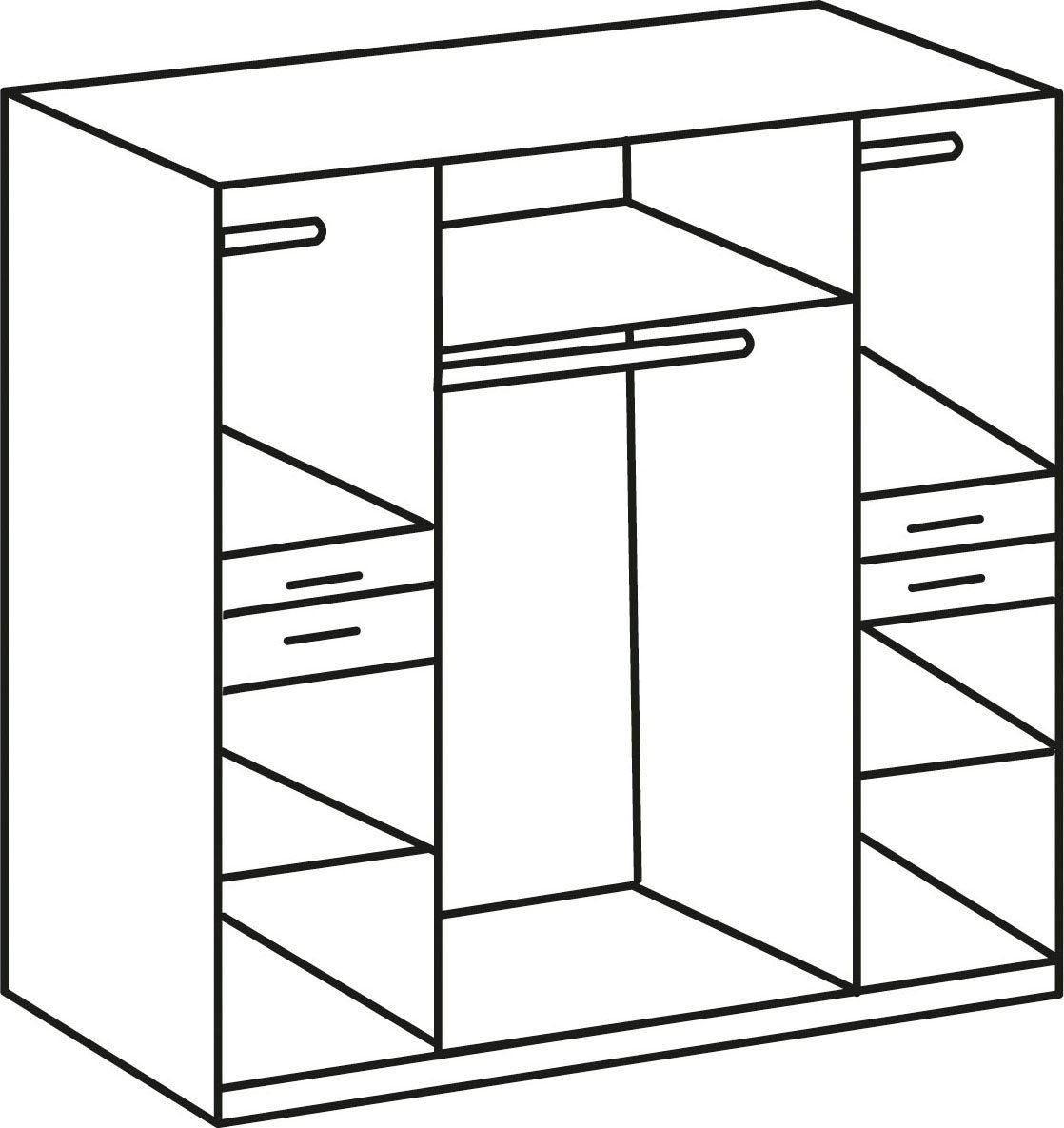 Wimex Drehtürenschrank Bitburg – Bild 4 von 5