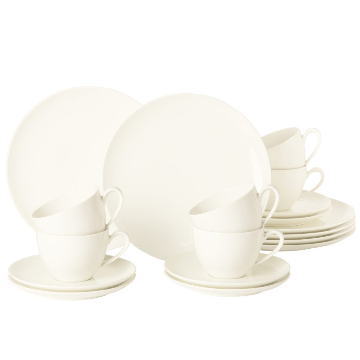 Seltmann Weiden Kaffeeservice Savona, 6 Personen, Porzellan, 18-tlg.