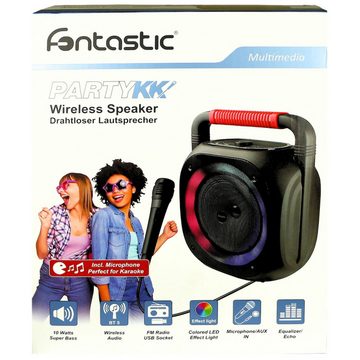 fontastic Party-Lautsprecher Bluetooth-Lautsprecher (10 W)