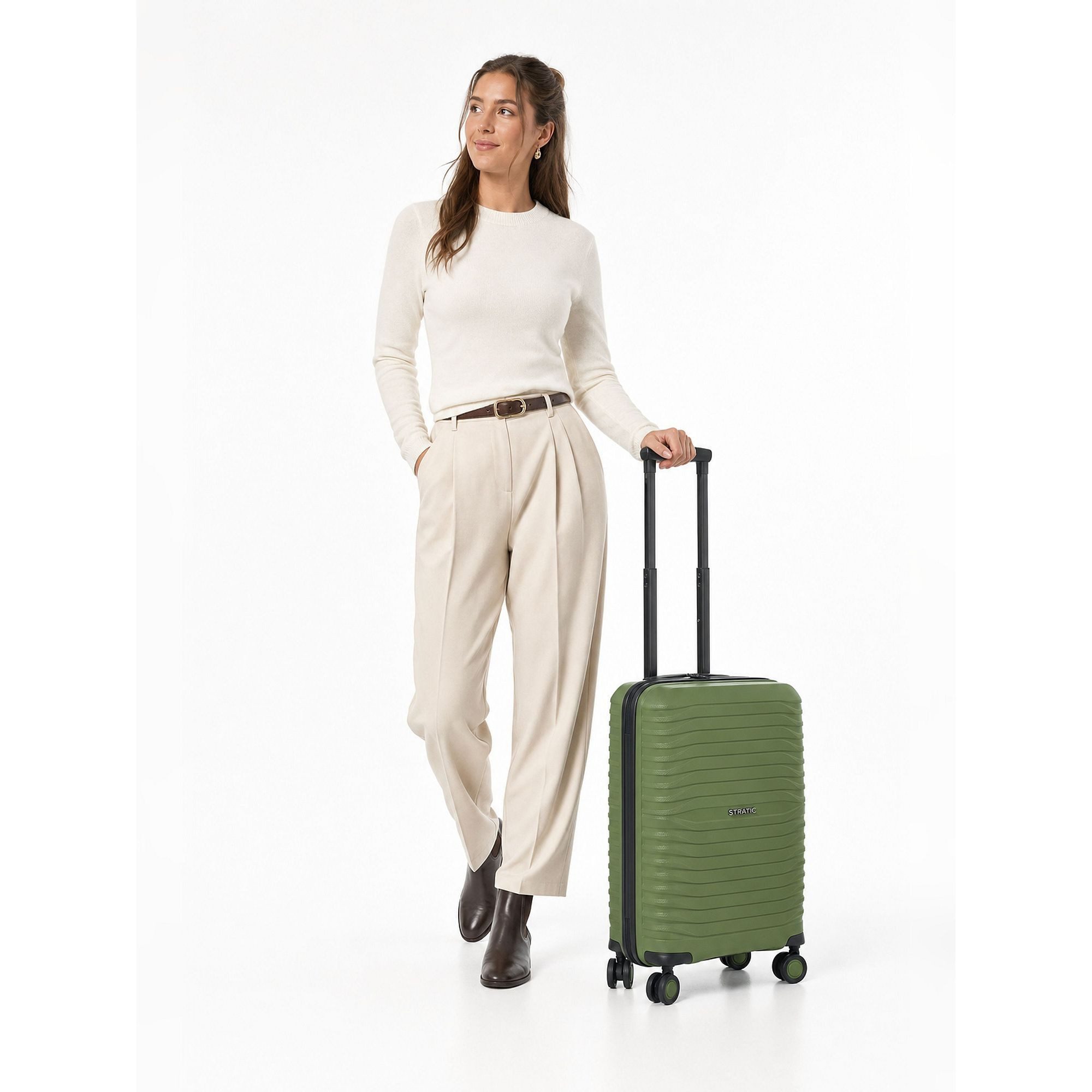 Stratic Handgepäck-Trolley Shine, 4 Rollen, Polypropylen