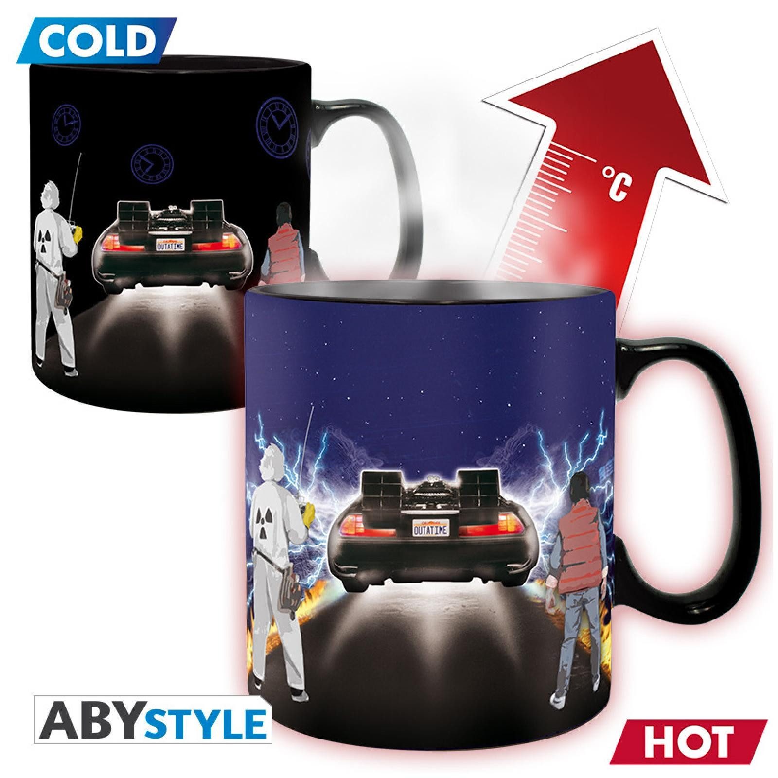 ABYstyle Tasse BACK TO THE FUTURE - Tasse Heat Change - 460 ml Time Machine