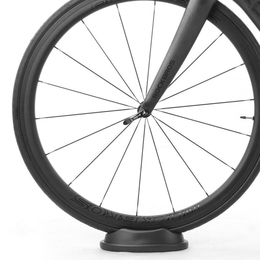 ROCKBROS Rollentrainer Rollentrainer Vorderradblock (Spar-Set, 1-tlg., 23 x 12 x 6 cm leicht), rutschfest, kompakt, leicht, für Rennrad und MTB