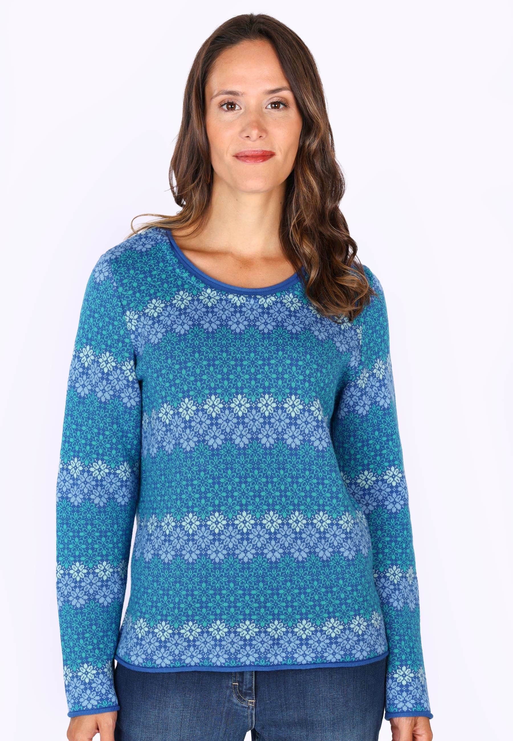 Deerberg Strickjacke Annegret jacquard