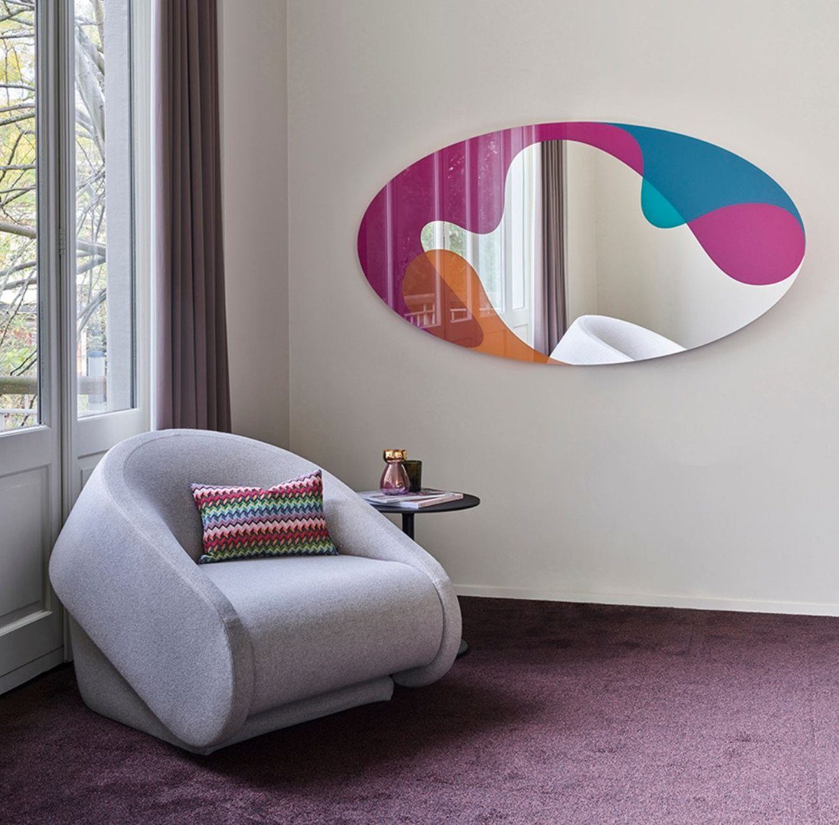 Wandspiegel H. Moderner Designer Wandspiegel Design - Kollektion 175 94 Spiegel Casa Luxus cm Padrino x x Mehrfarbig - 2,5