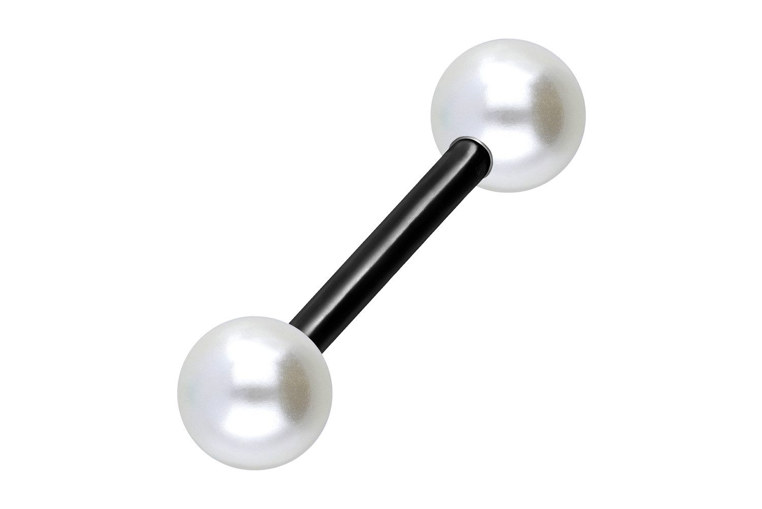PIERCINGLINE Brustwarzenpiercing Titan Barbell SYNTHETISCHE PERLEN günstig online kaufen