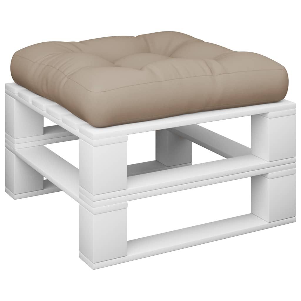 vidaXL Sitzauflage Palettenkissen Taupe 60x61,5x10 cm günstig online kaufen