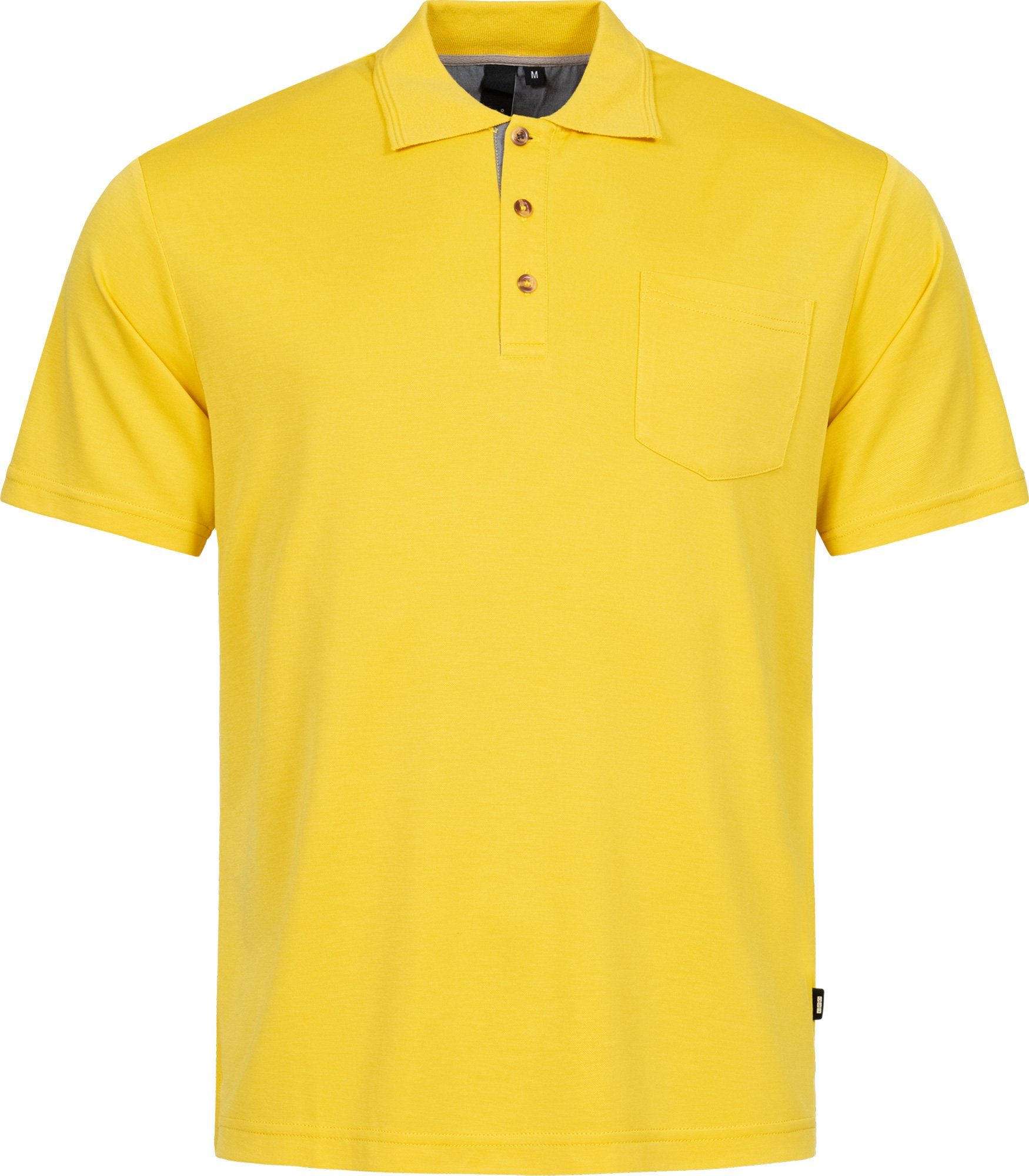 Poloshirt yellow HEDLEY UV-Schutzfaktor MEN NEW Active 30+ II DEPROC CS