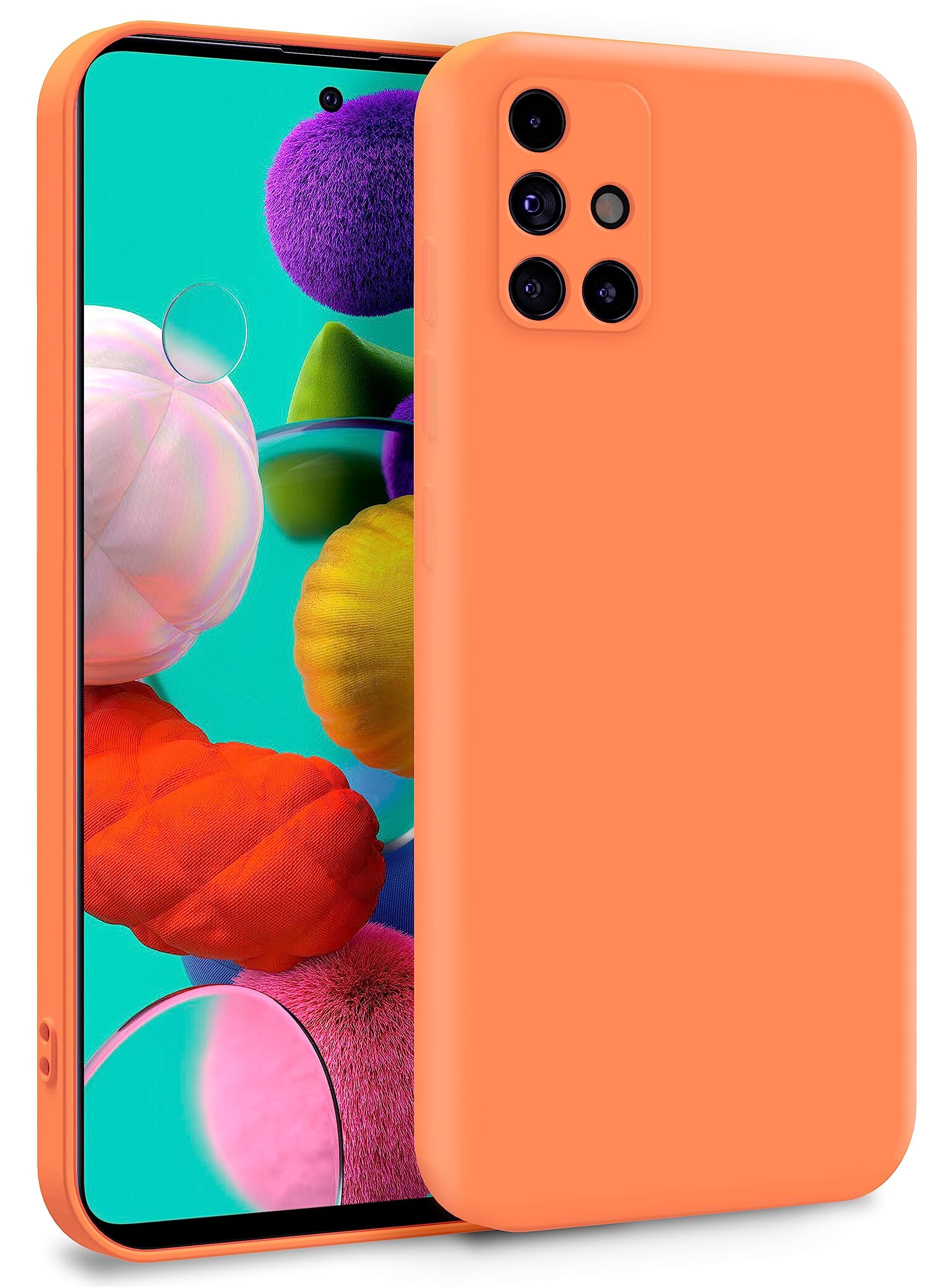 MyGadget Handyhülle Silikon Hülle 2 lagig mit Kameraschutz & Innenfutter Für Samsung Galaxy A51 4G