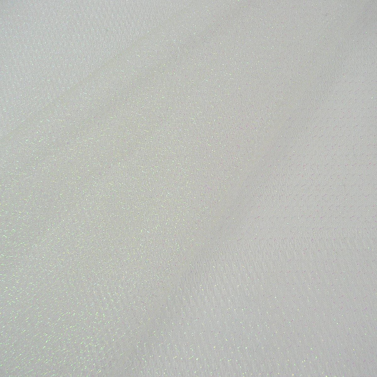Stoff Faschingsstoff Tüll Glitzertüll weiß Glitzer 1,5m Breite